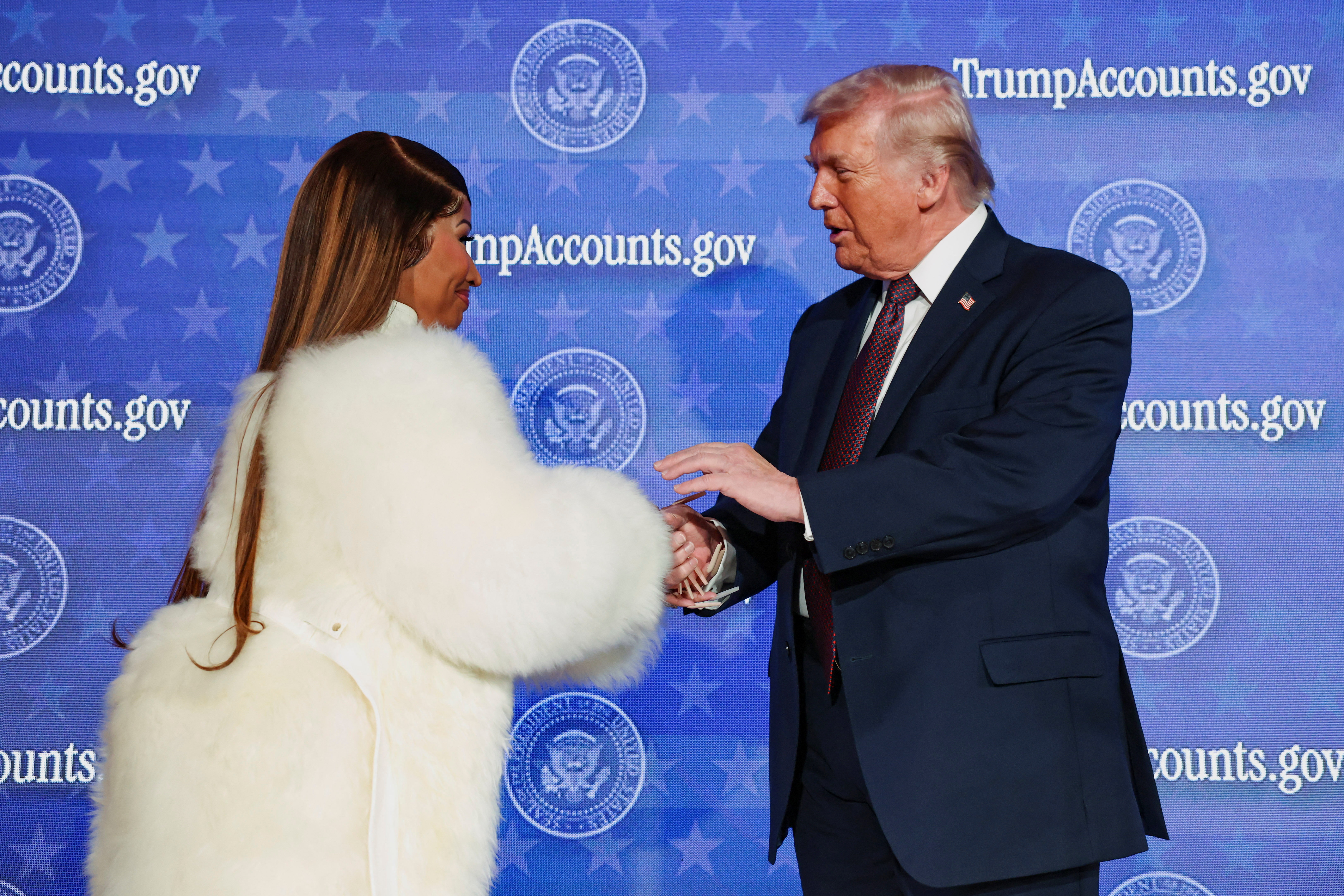 Nicki Minaj in Donald Trump