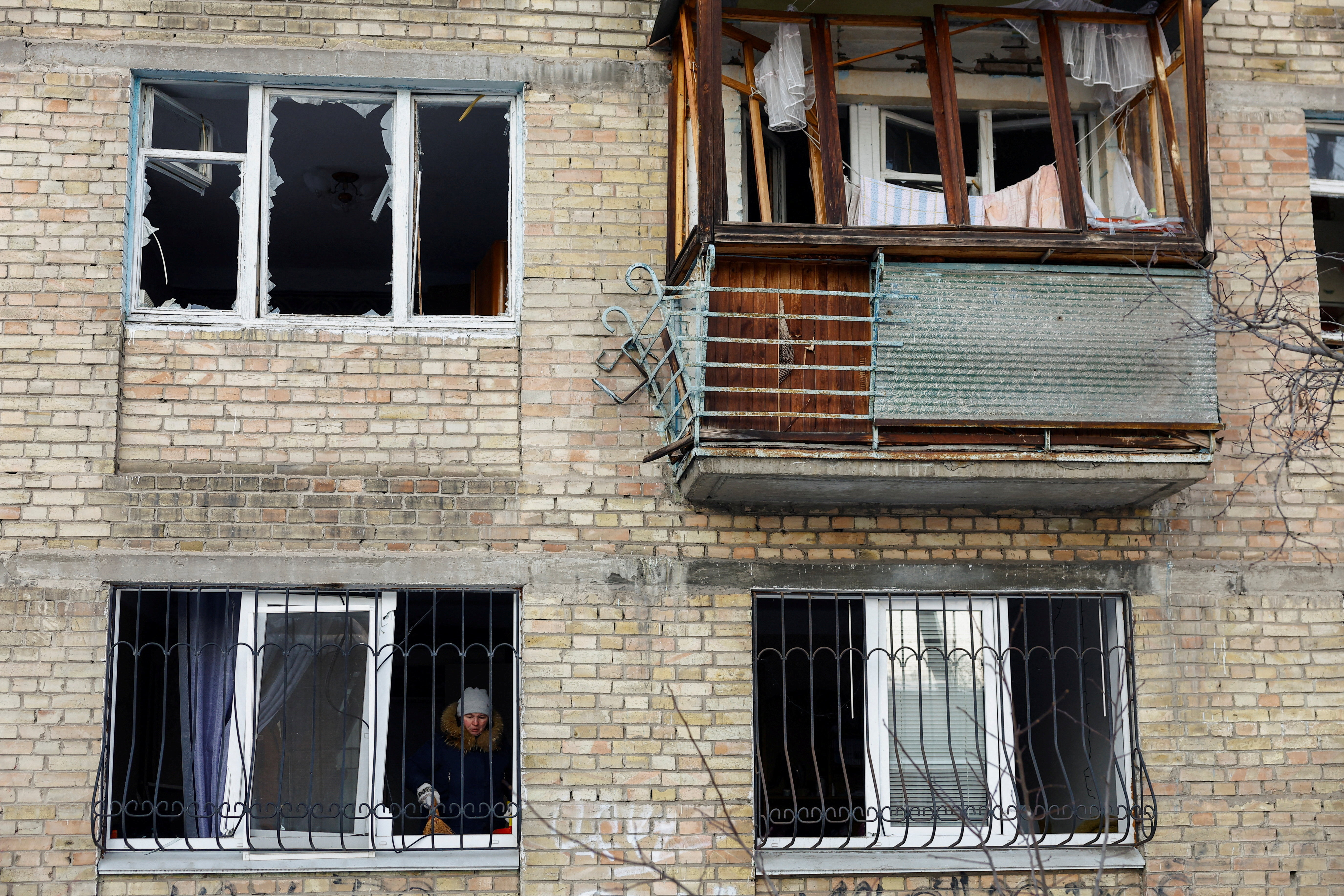 Posledice ruskega napada na Kijev