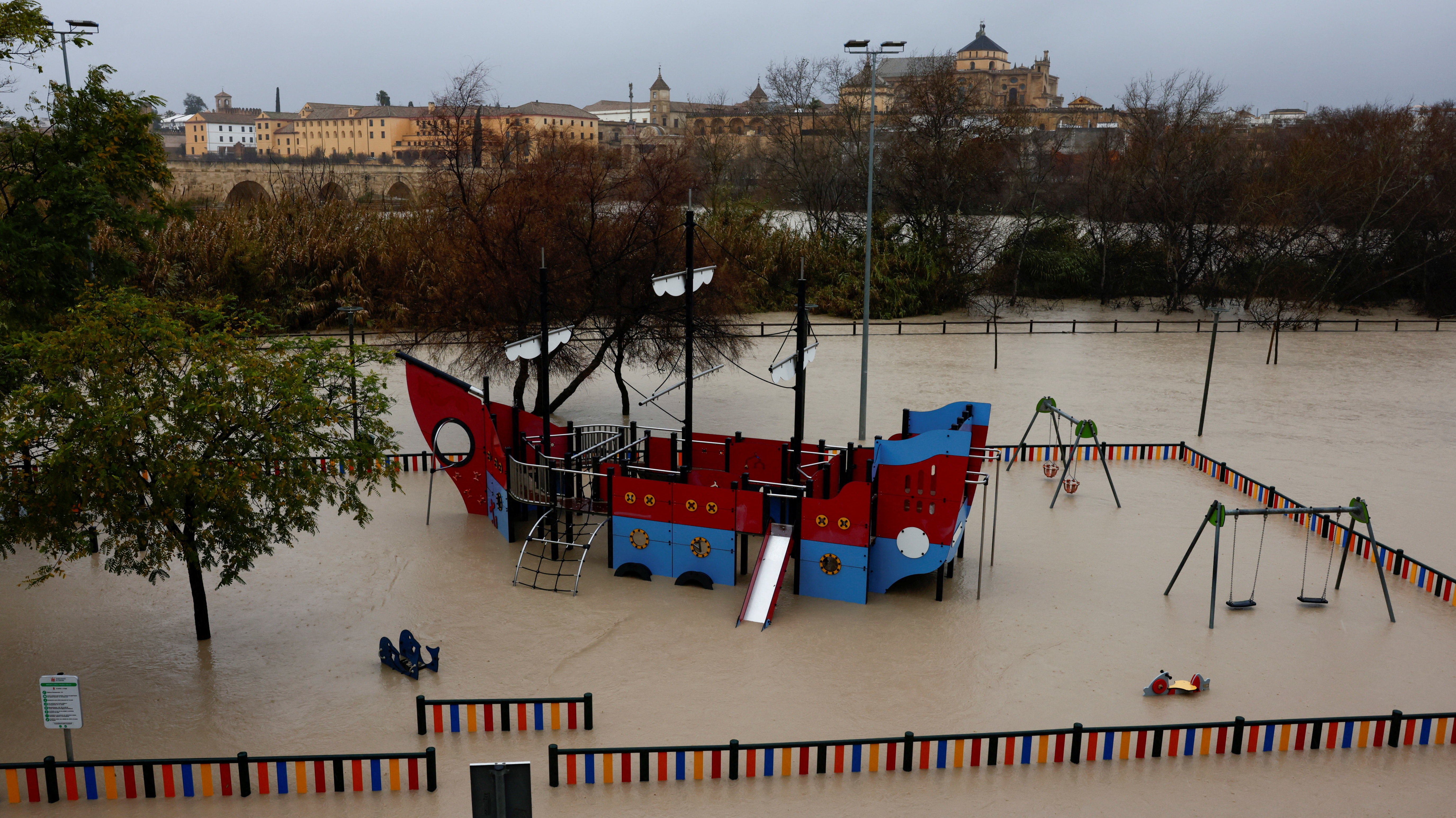 Dele Španije zajelo neurje Marta