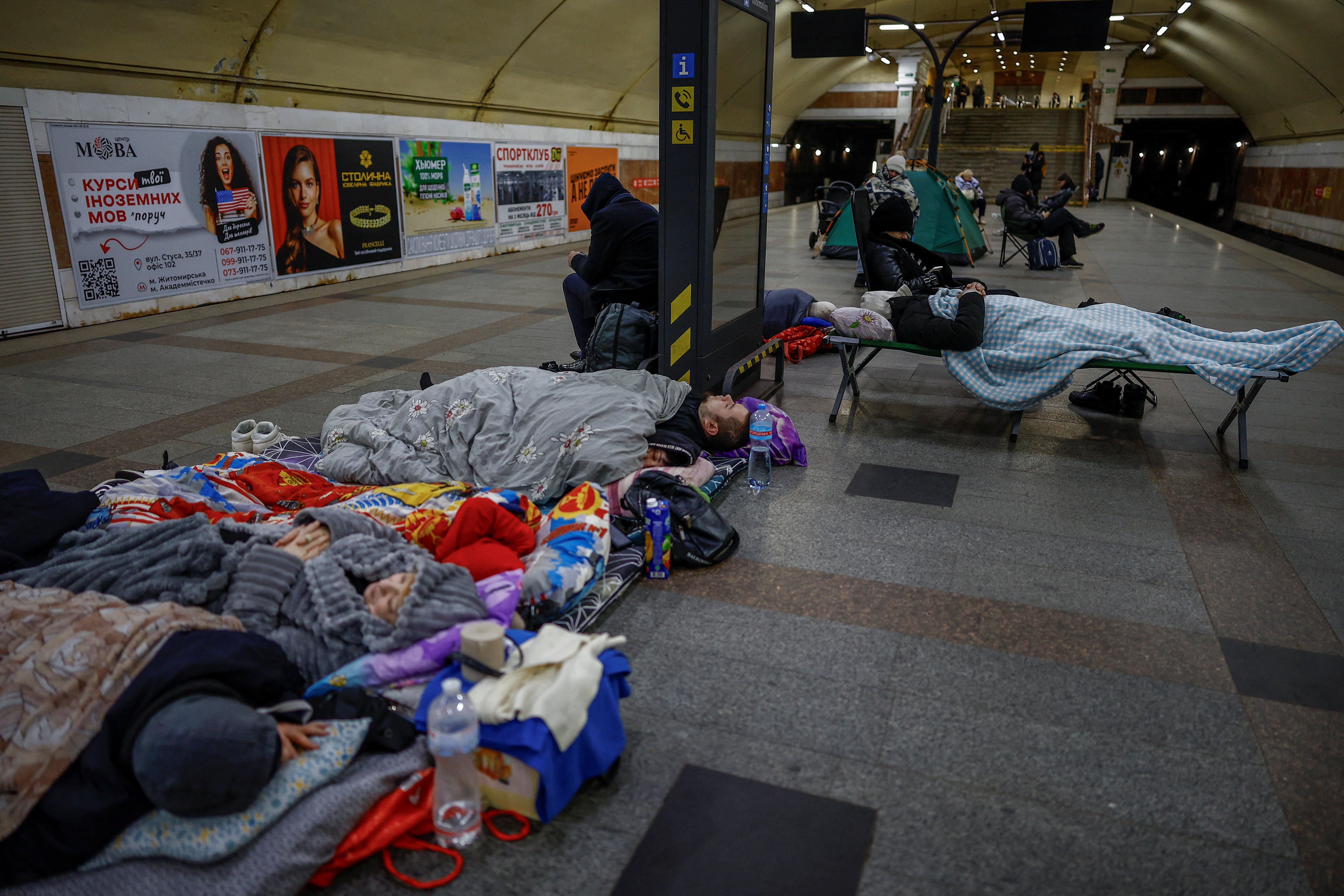 Ruski napad na Ukrajino, Kijev