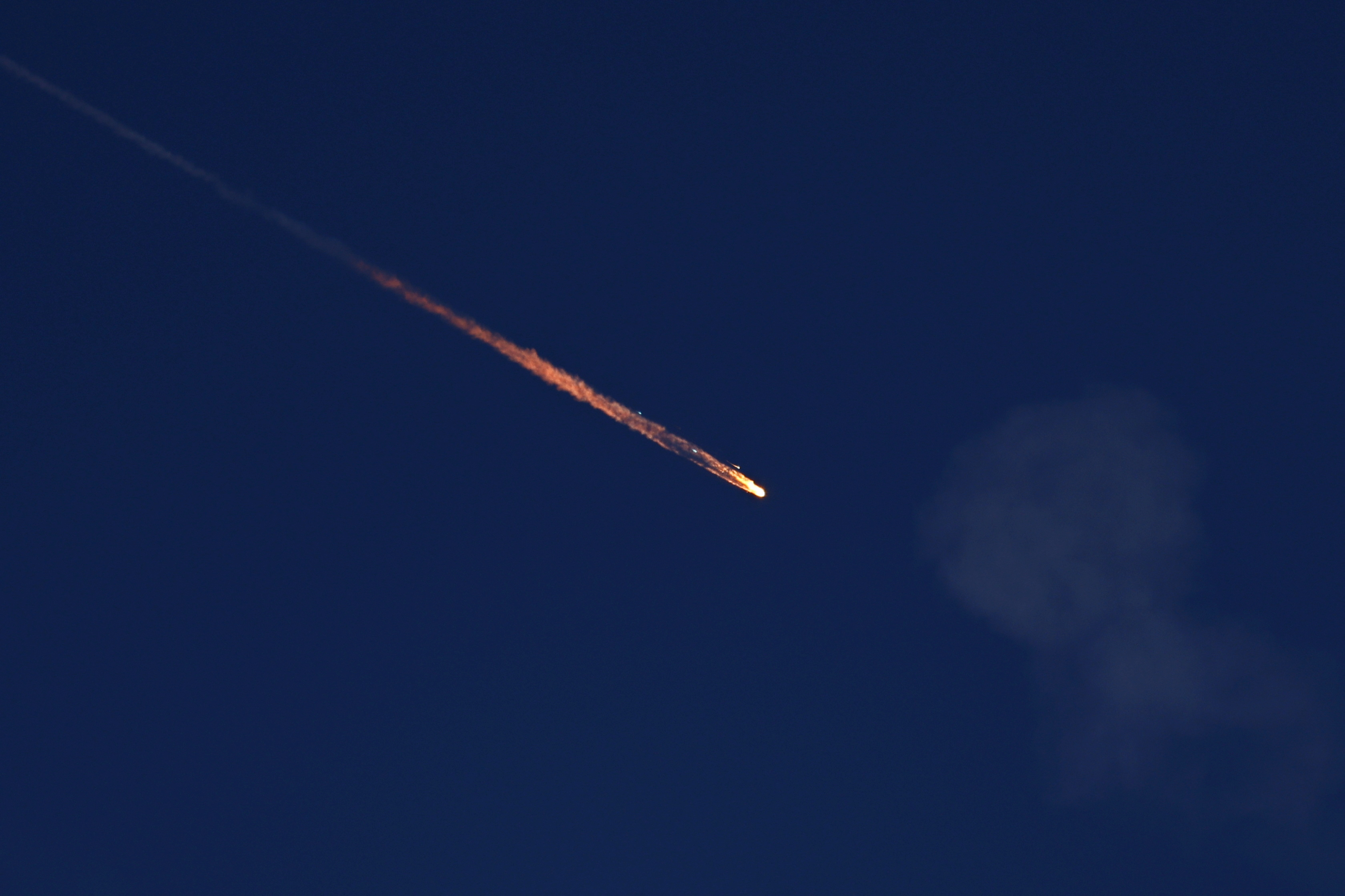 Raketa leti proti Izraelu