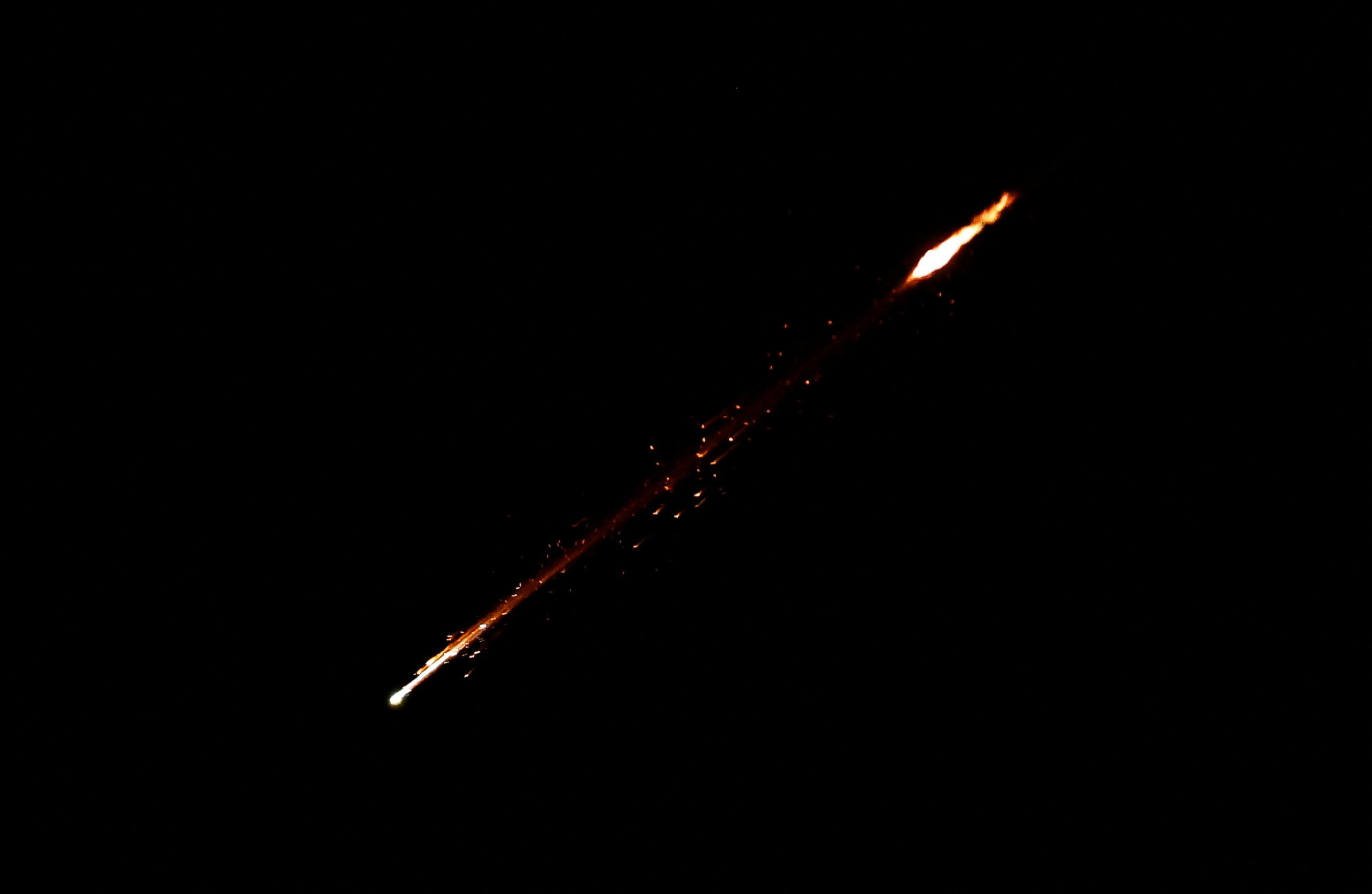 Iranska raketa nad Izraelom