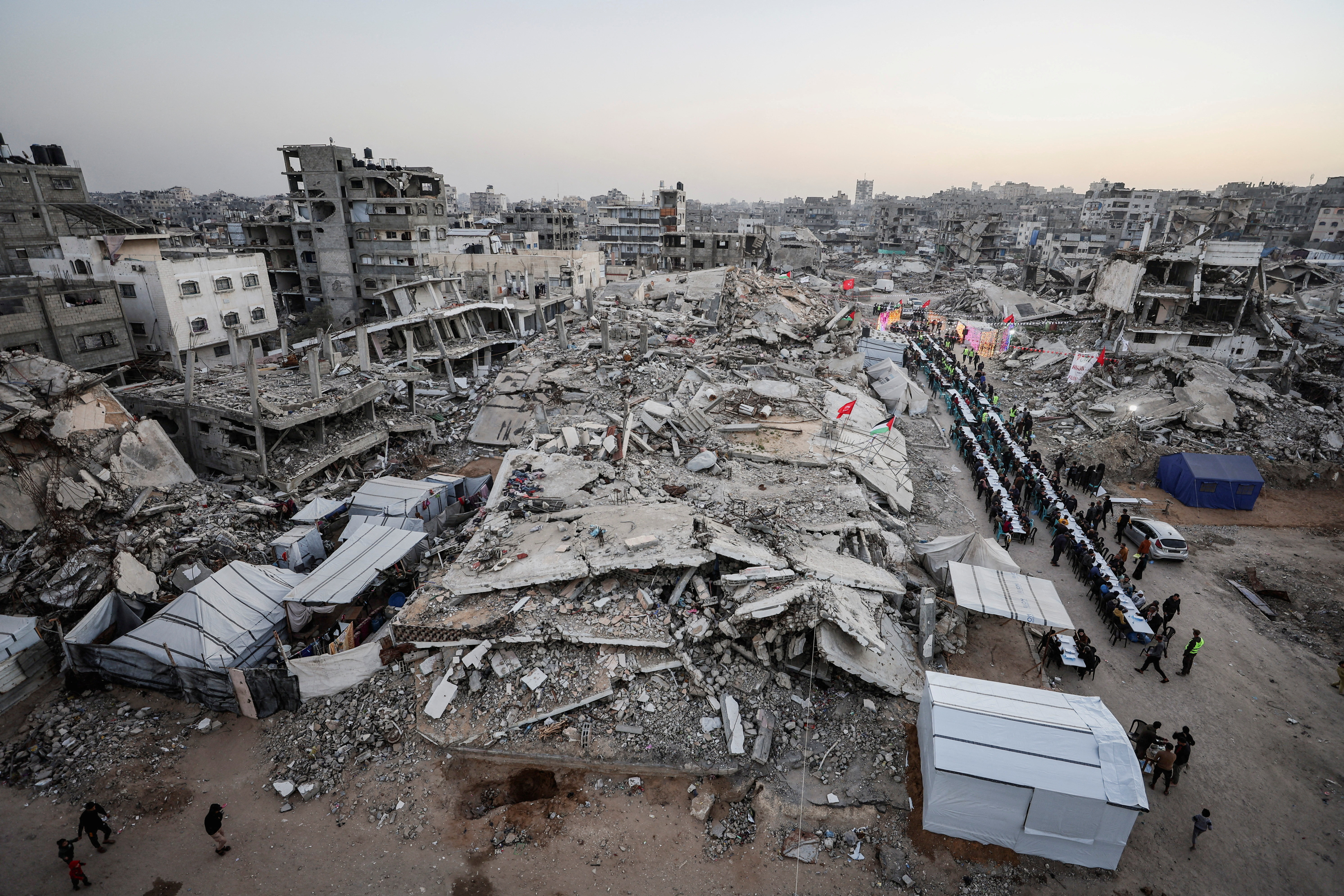 Uničenje v mestu Gaza