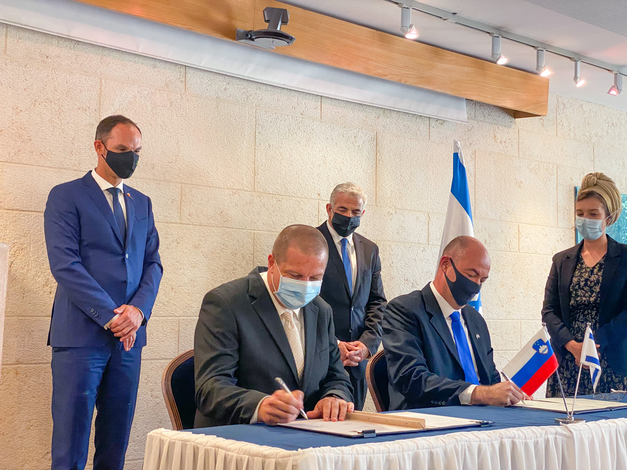 Podpis memoranduma v Izraelu