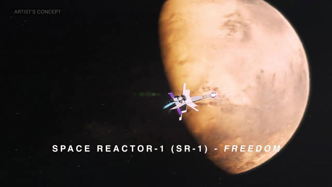SR-1 FREEDOM, vesoljsko plovilo na jedrski pogon, ki ga je 25. marca 2025 napovedala Nasa