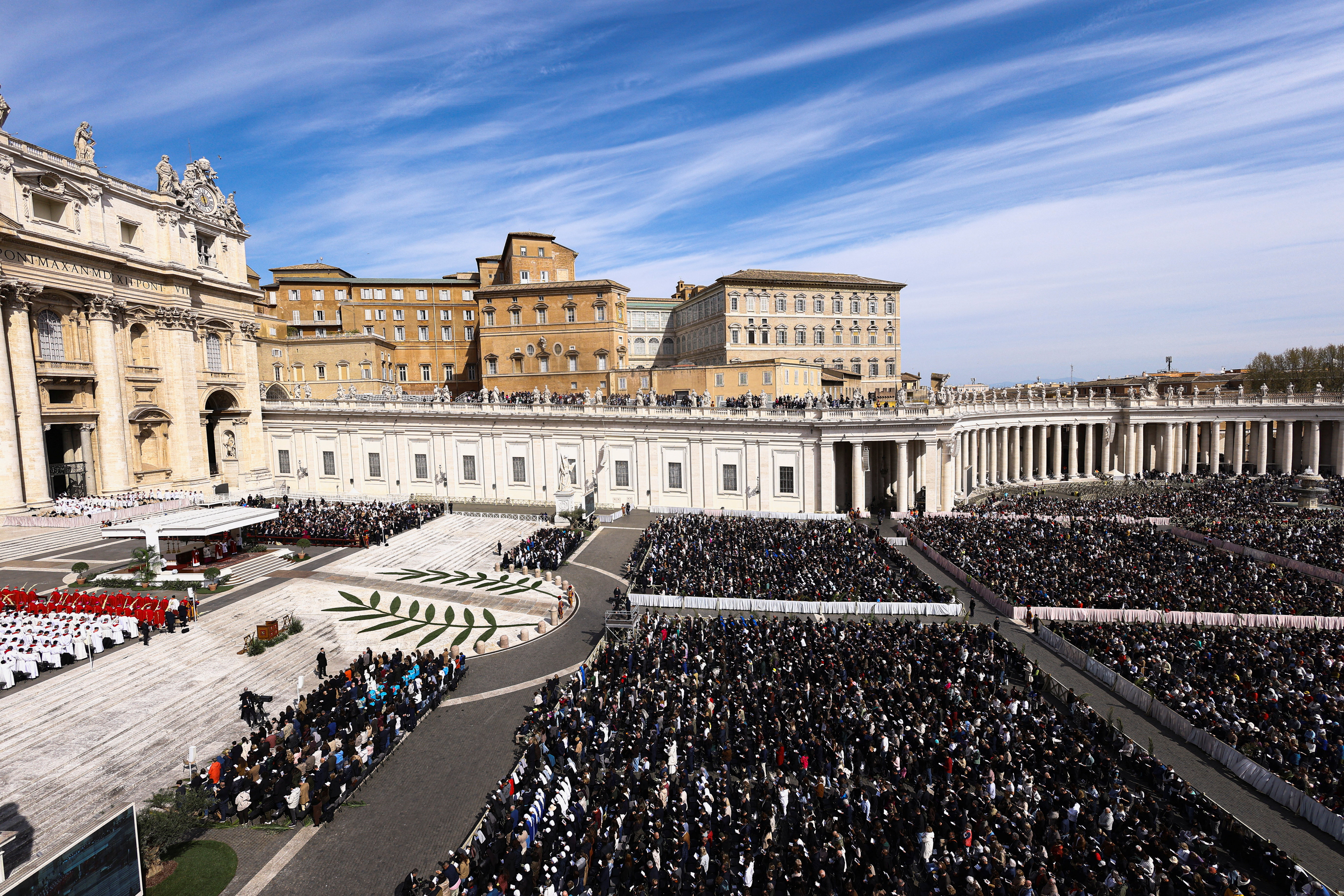 Cvetna nedelja v Vatikanu