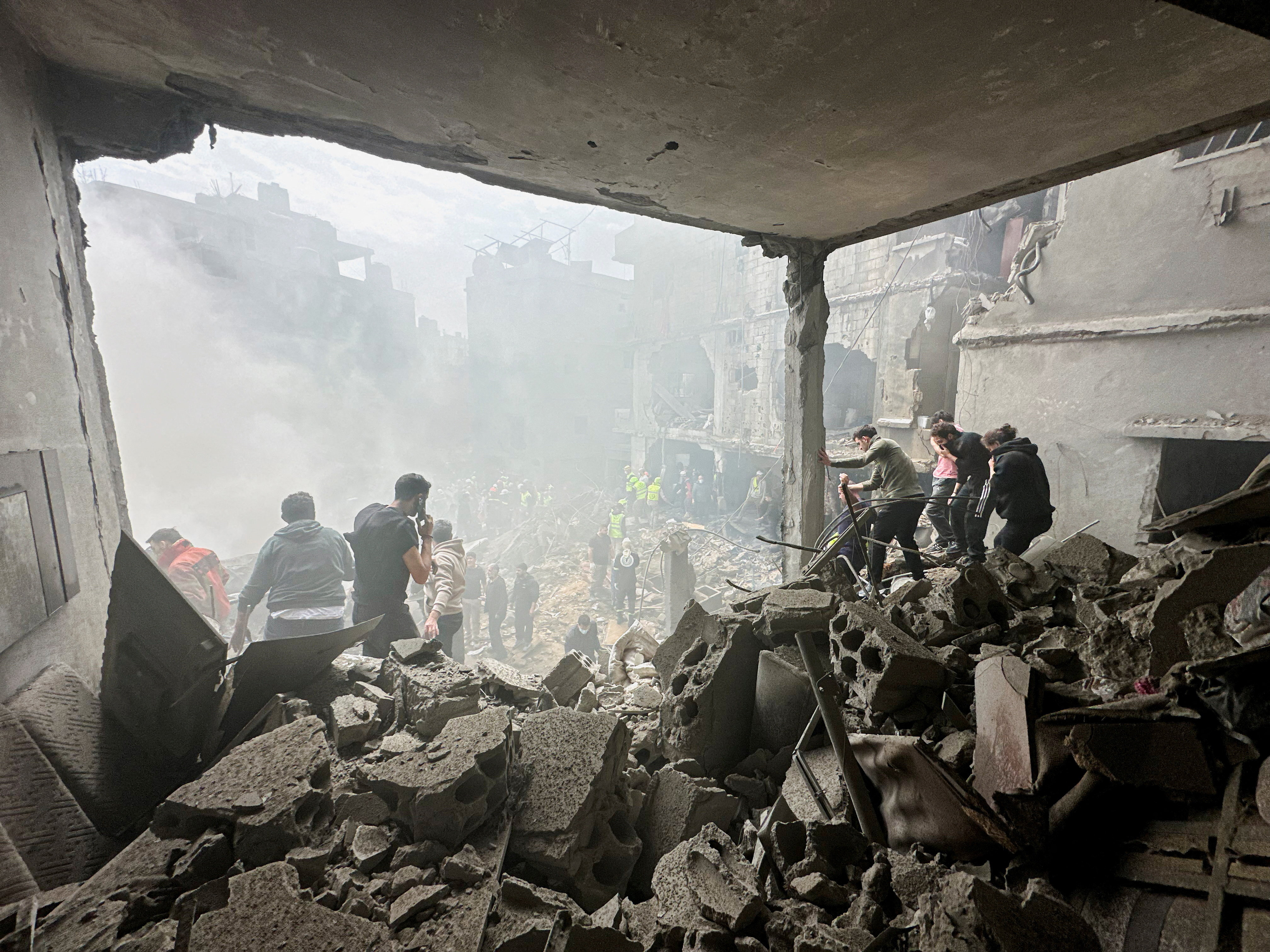 Posledice izraelskega napada na Bejrut