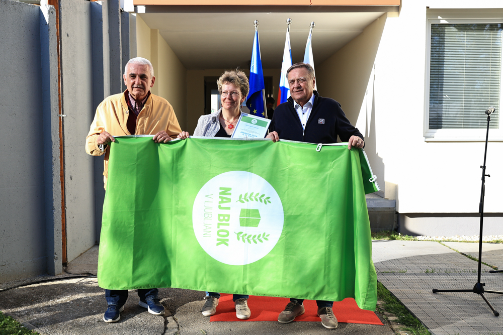 Naj blok v Ljubljani 2025 na Adamičevi ulici