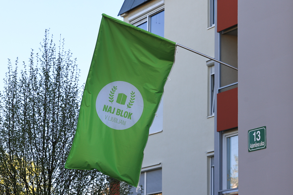 Naj blok v Ljubljani 2025 na Adamičevi ulici