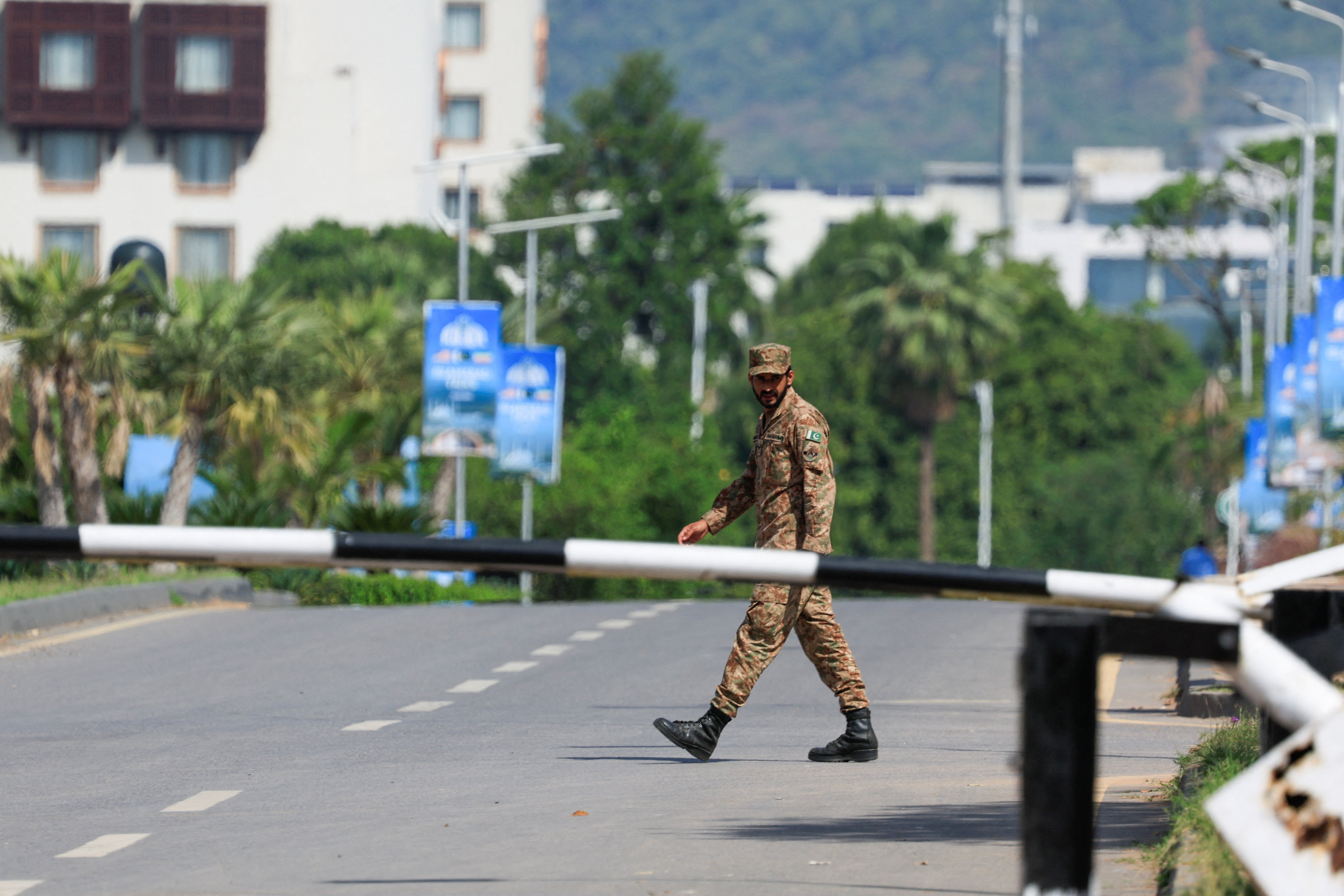 Pakistanski vojak na ulicah Islamabada