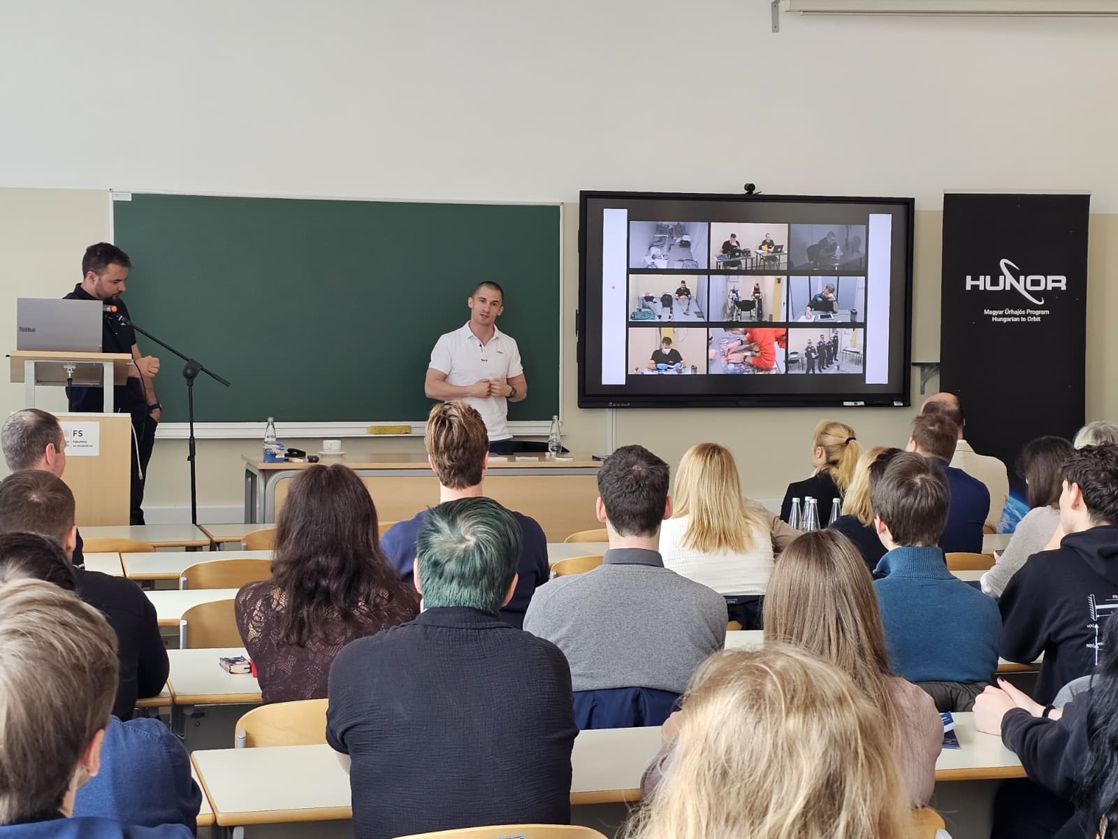 Tibor Kapu in Gyula Cserenyi na obisku na strojni fakulteti v Ljubljani