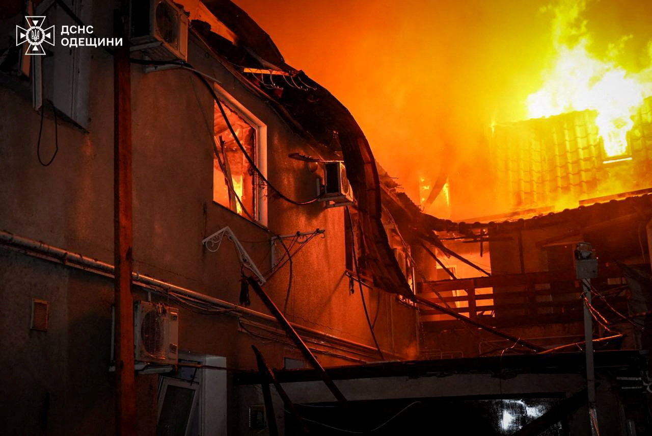 Posledice ruskega napada v Odesi