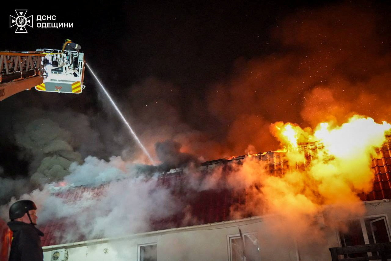 Posledice ruskega napada v Odesi