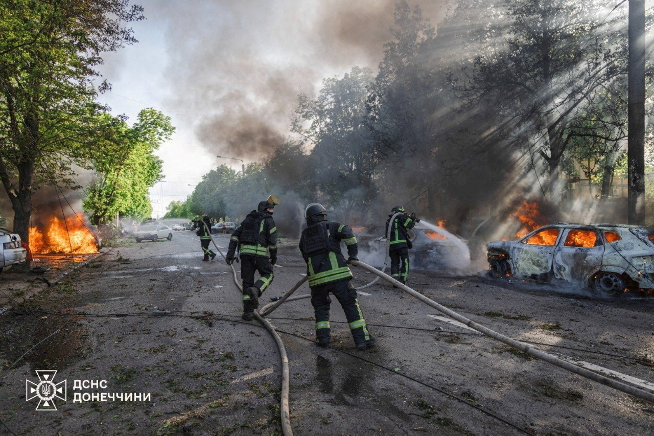 Posledice ruskega napada na Kramatorsk