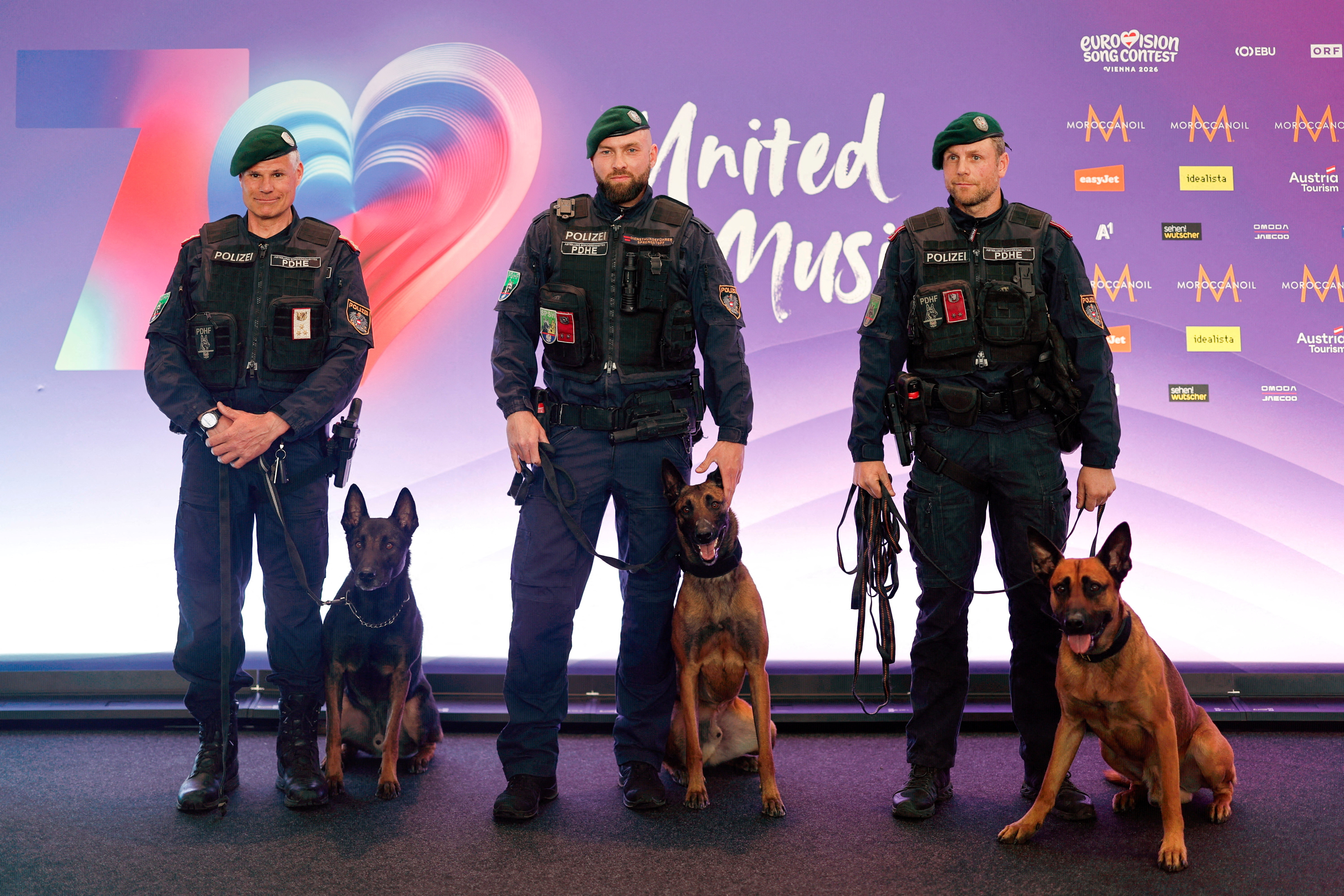 Policija na Evroviziji