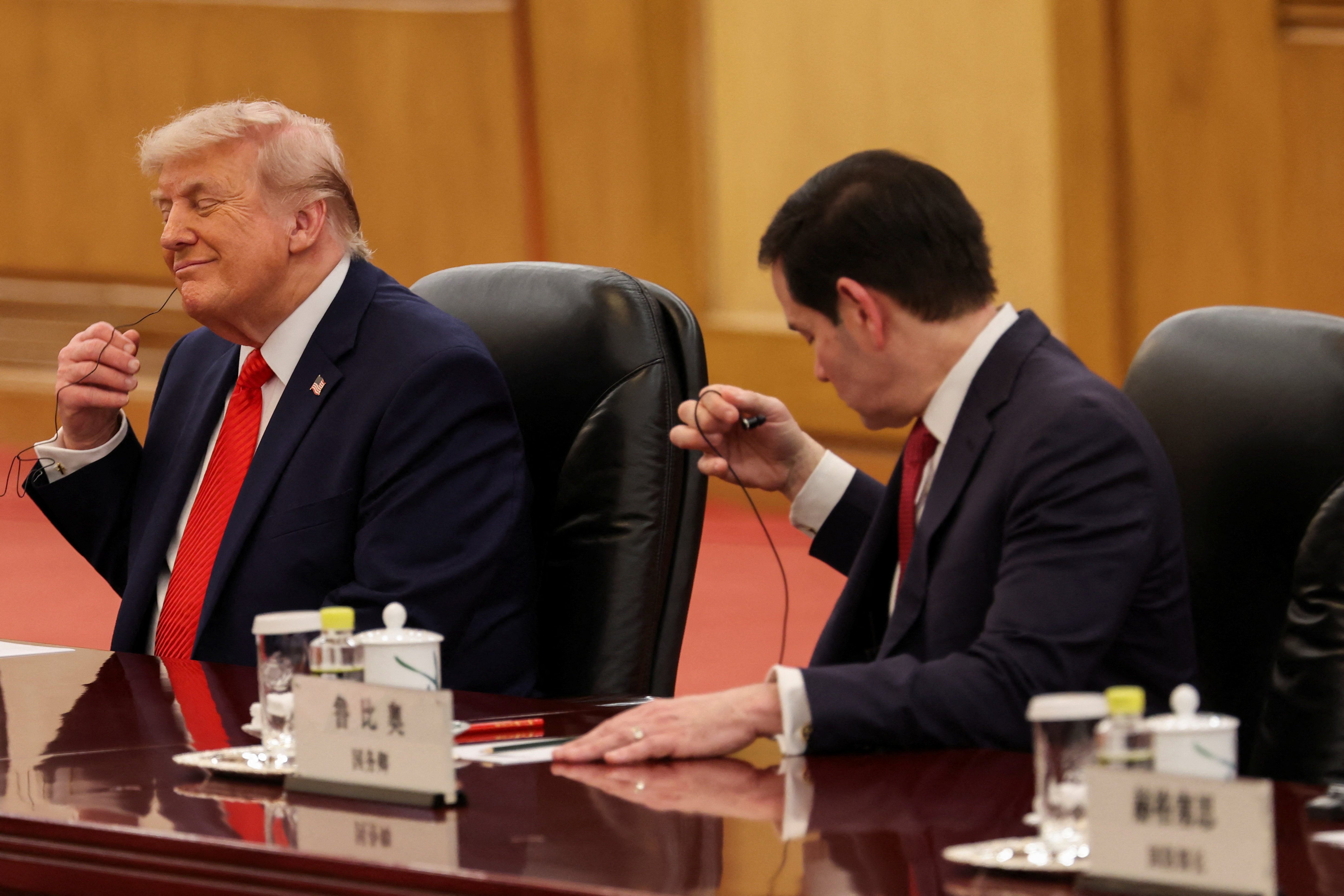 Donald Trump in Marco Rubio