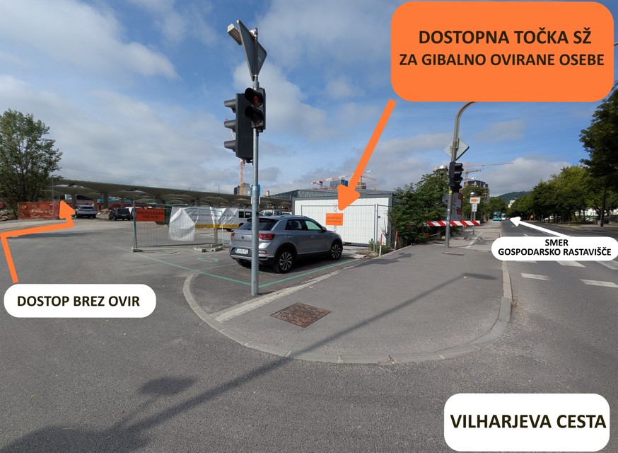 Spremenjen dostop do peronov na ljubljanski železniški postaji