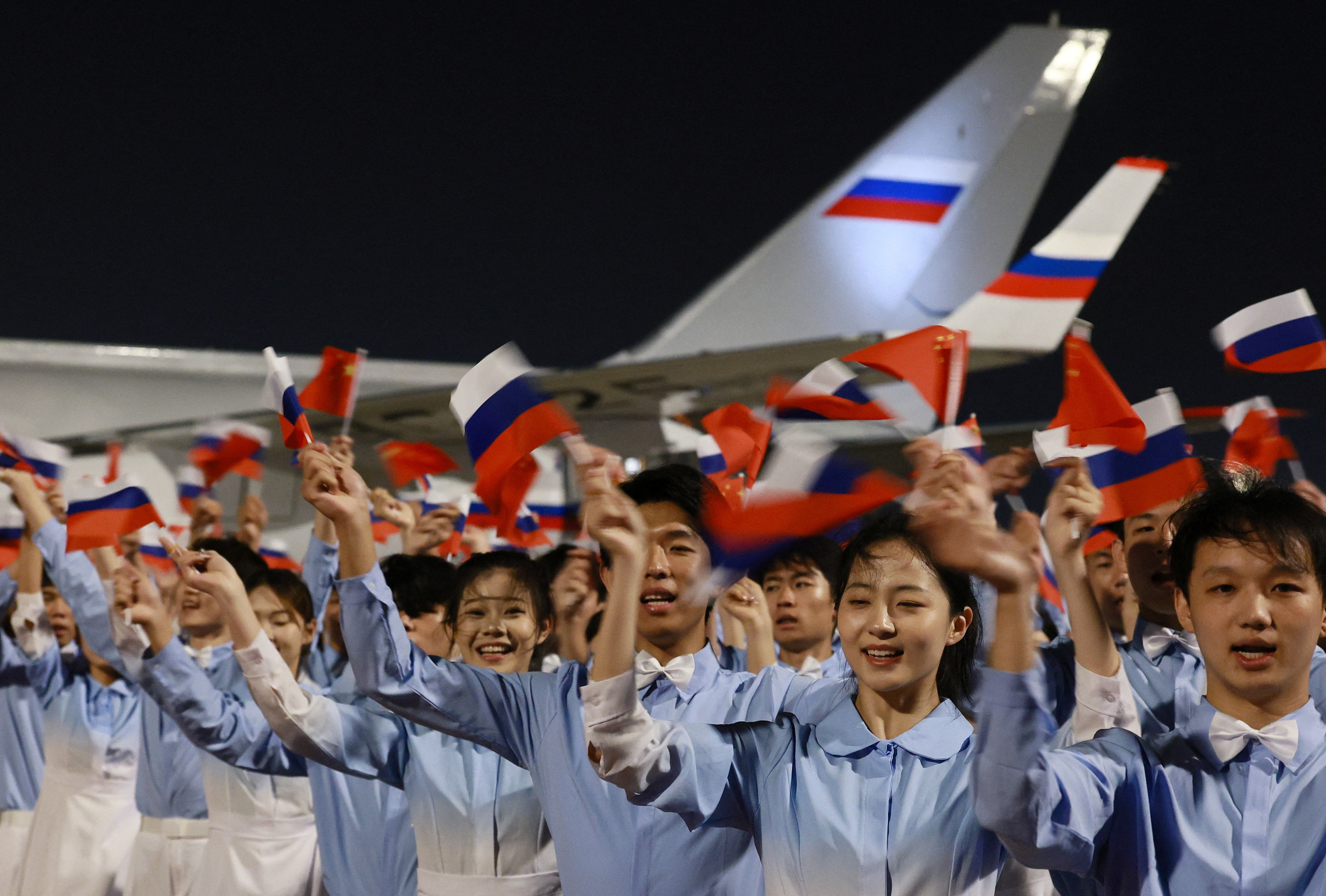 Sprejem ruskega predsednika Vladimirja Putina v Pekingu