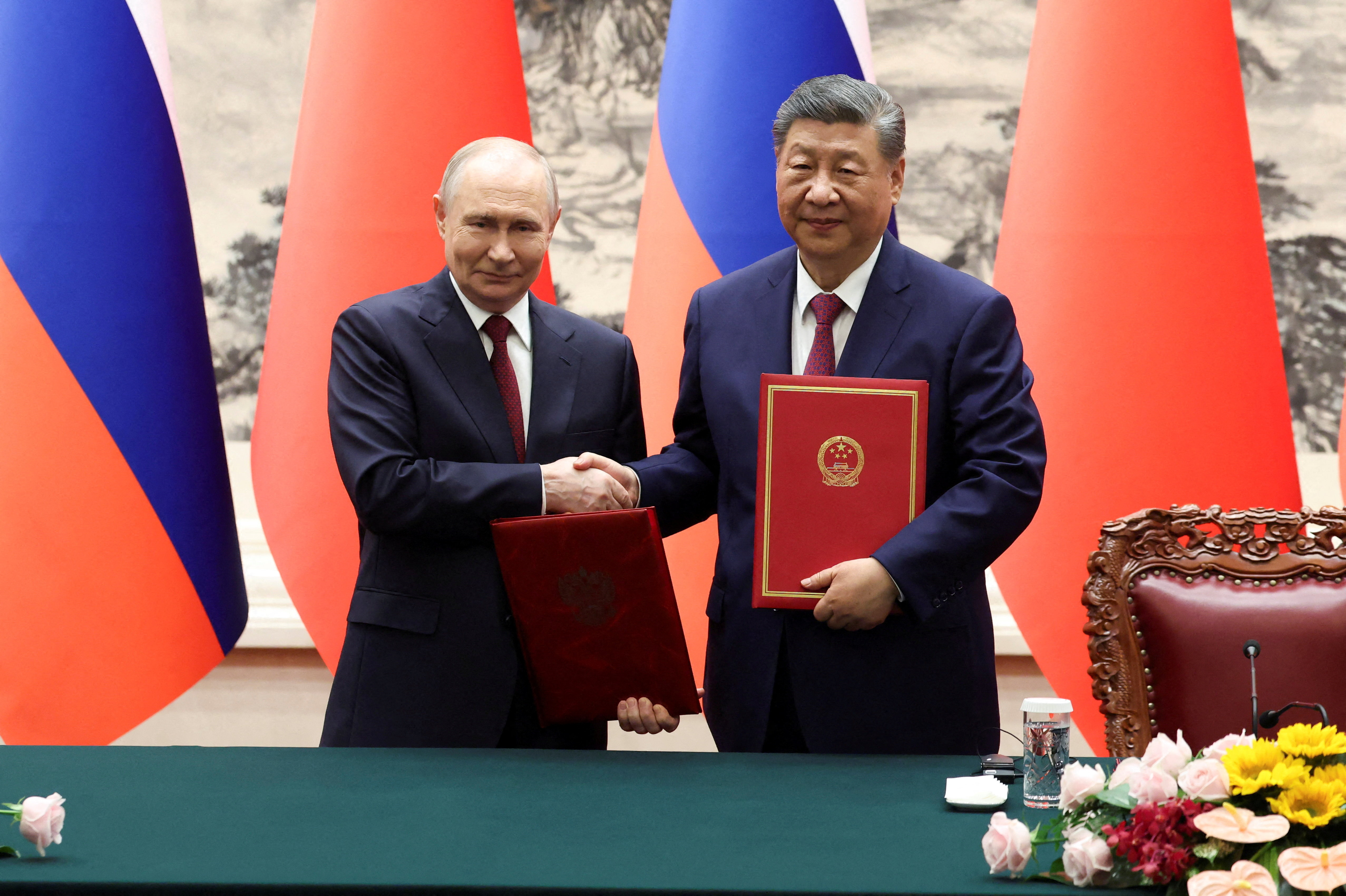 Vladimir Putin in Ši Džinping