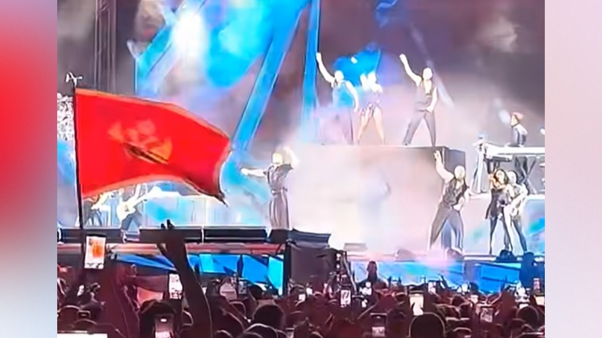 Ricky Martin na koncertu v Podgorici