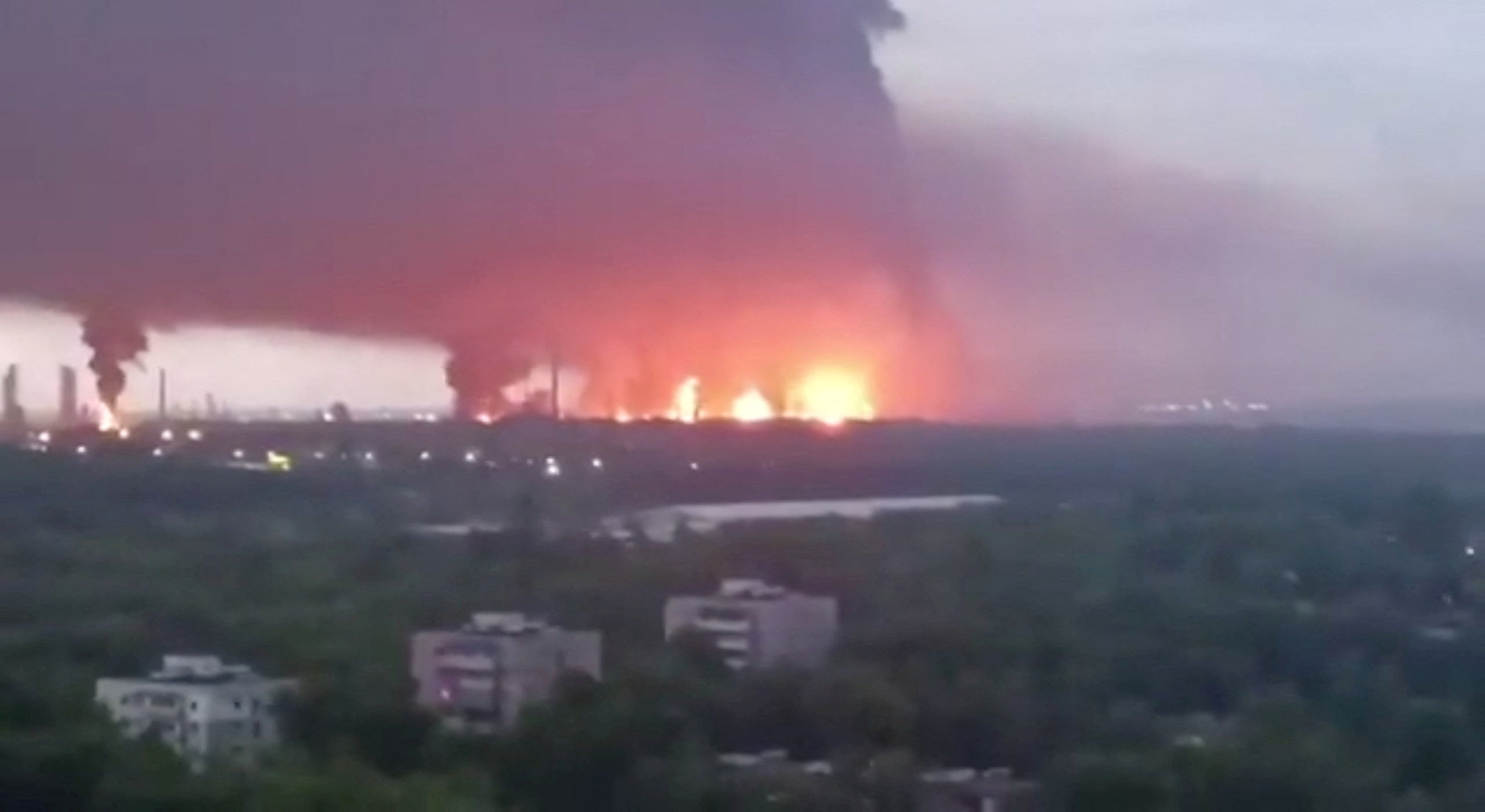 Rusko mesta Rjazan po ukrajinskem napadu, 29. maj 2026