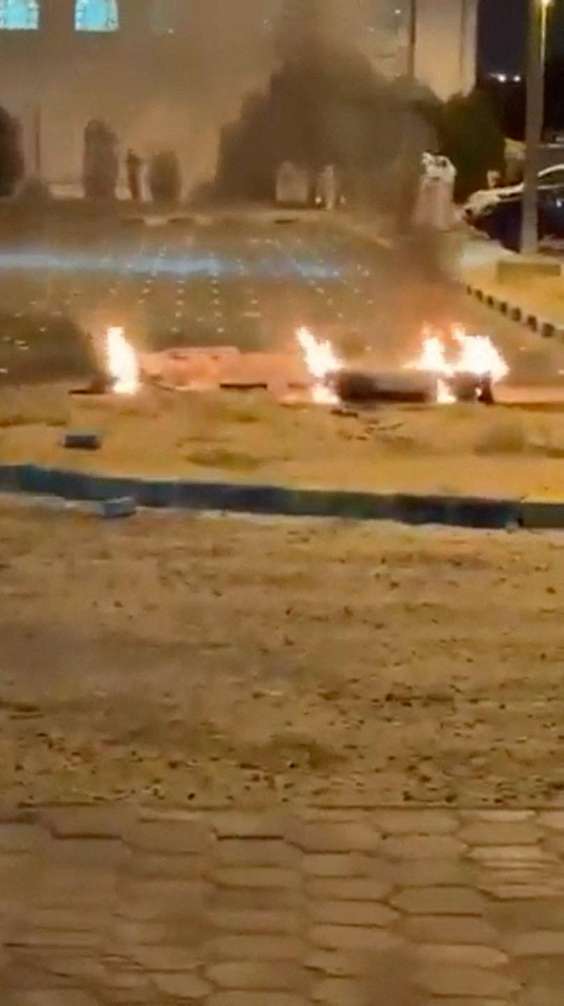 Posledice iranskega napada z droni v mestu Sabah Al Nasser v Kuvajtu