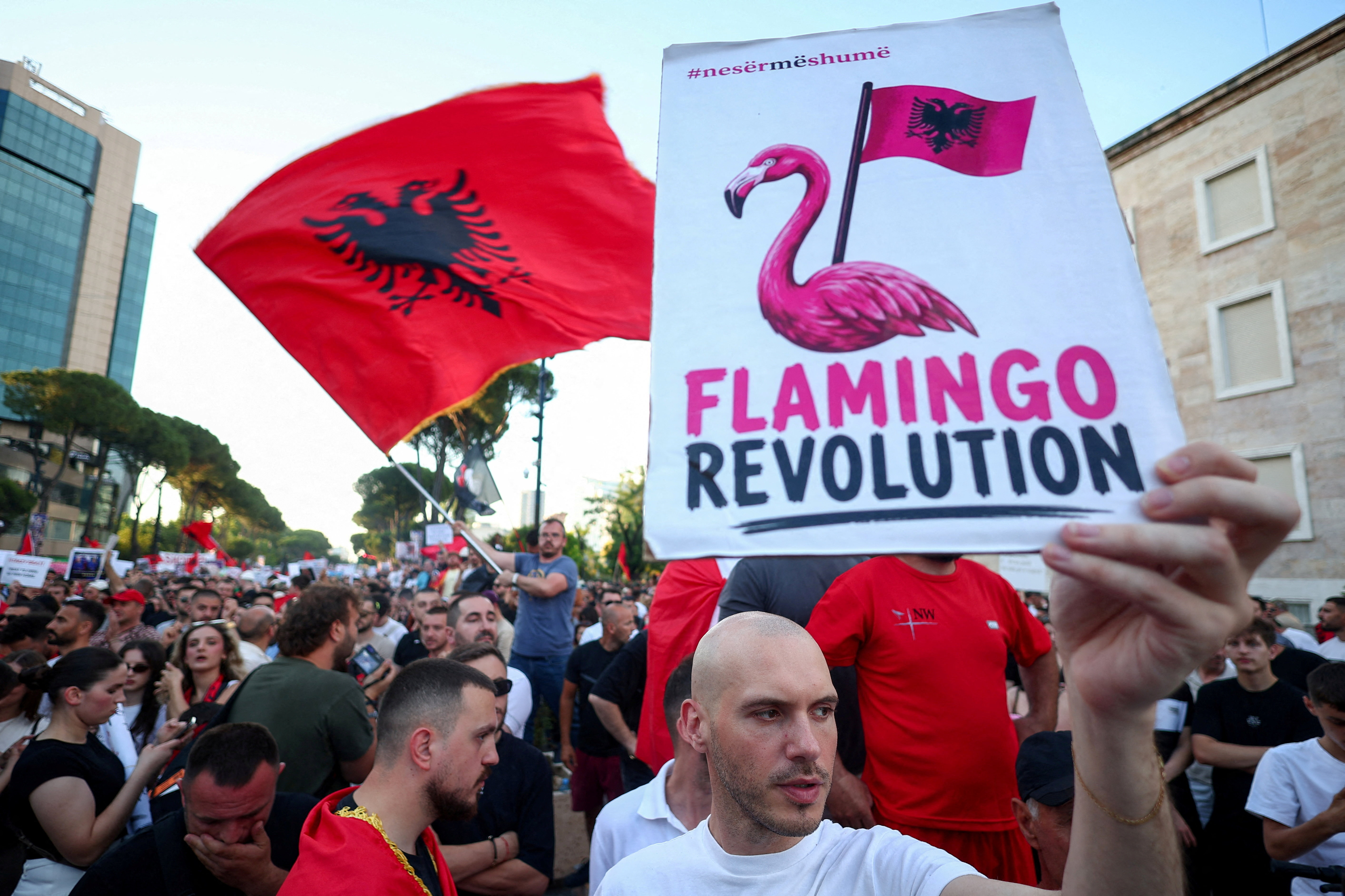 Protesti v Albaniji