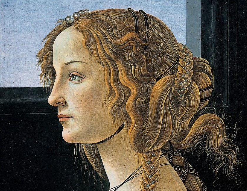 Portret ženske; delavnica Sandra Botticellija; domnevno Simonetta Vespucci