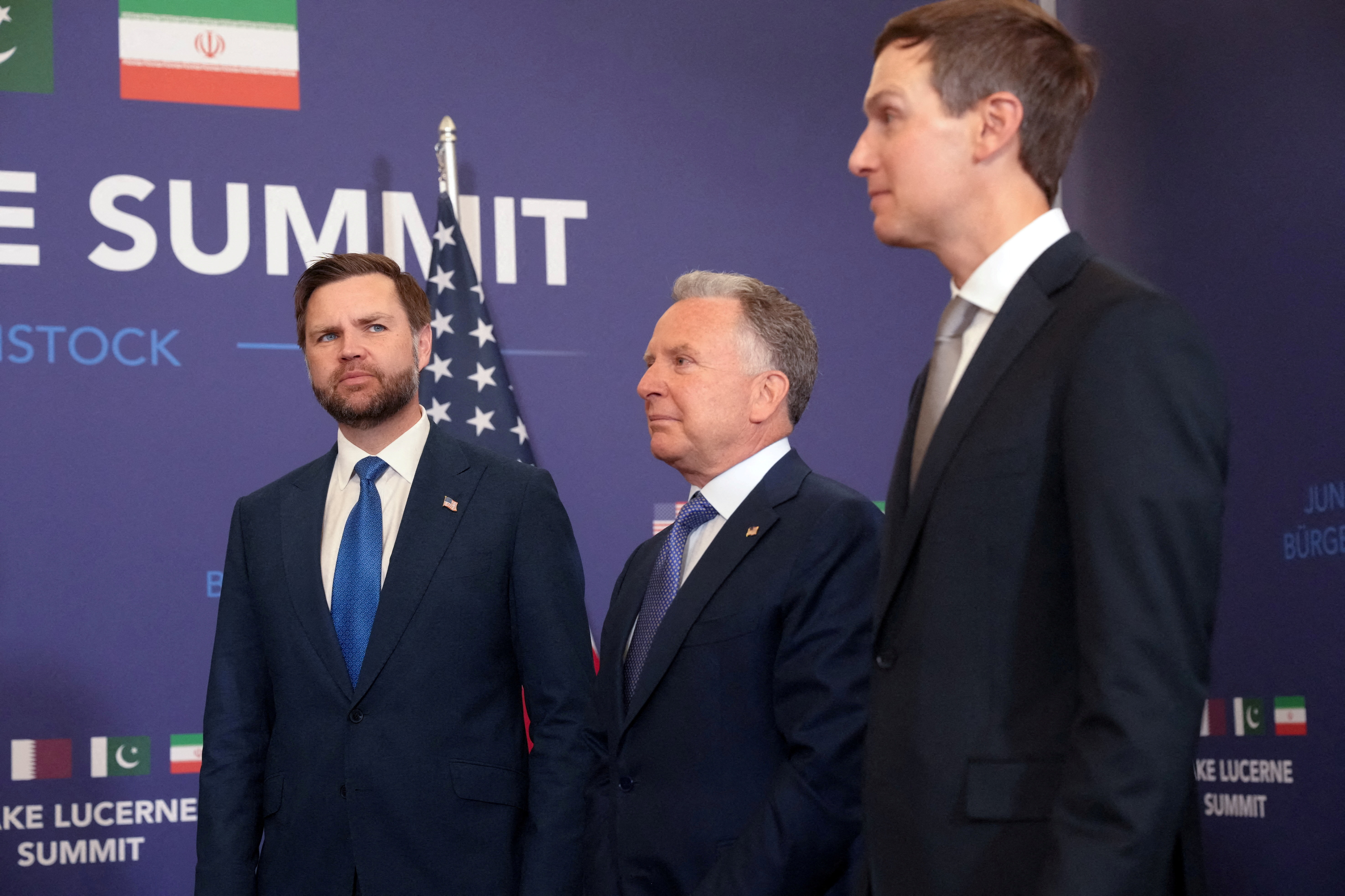 Jared Kushner, Steve Witkoff in J. D. Vance