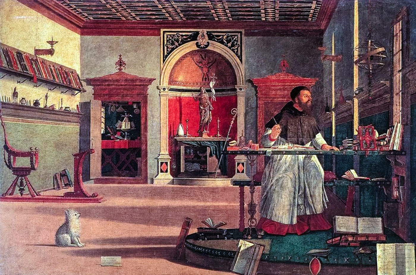 Razsvetljenje Sv. Avguština; Vittore Carpaccio, 1592