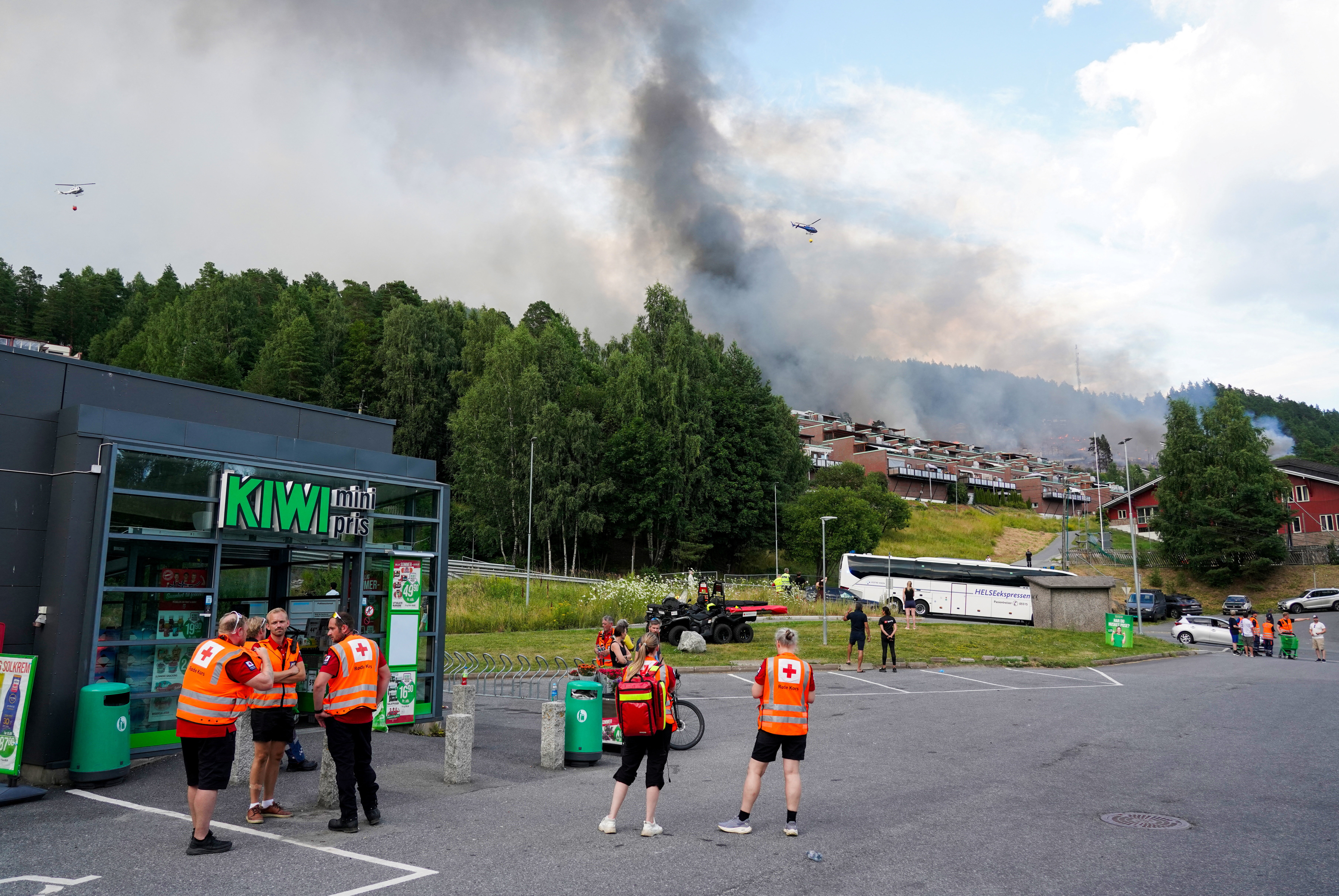 Norveška, požar