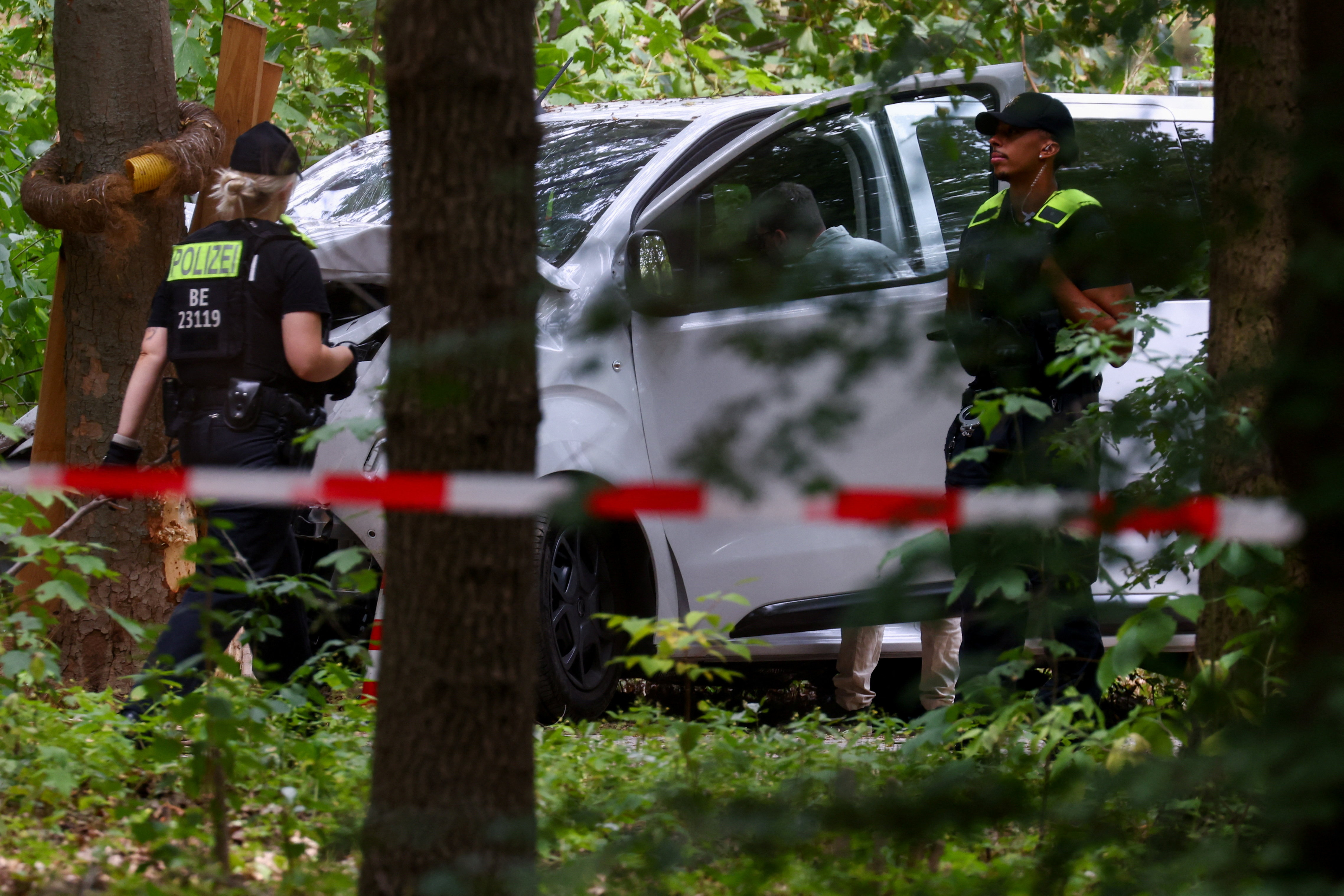 Avtomobil, s katerim je moški izvedel teroristični napad v Berlinu