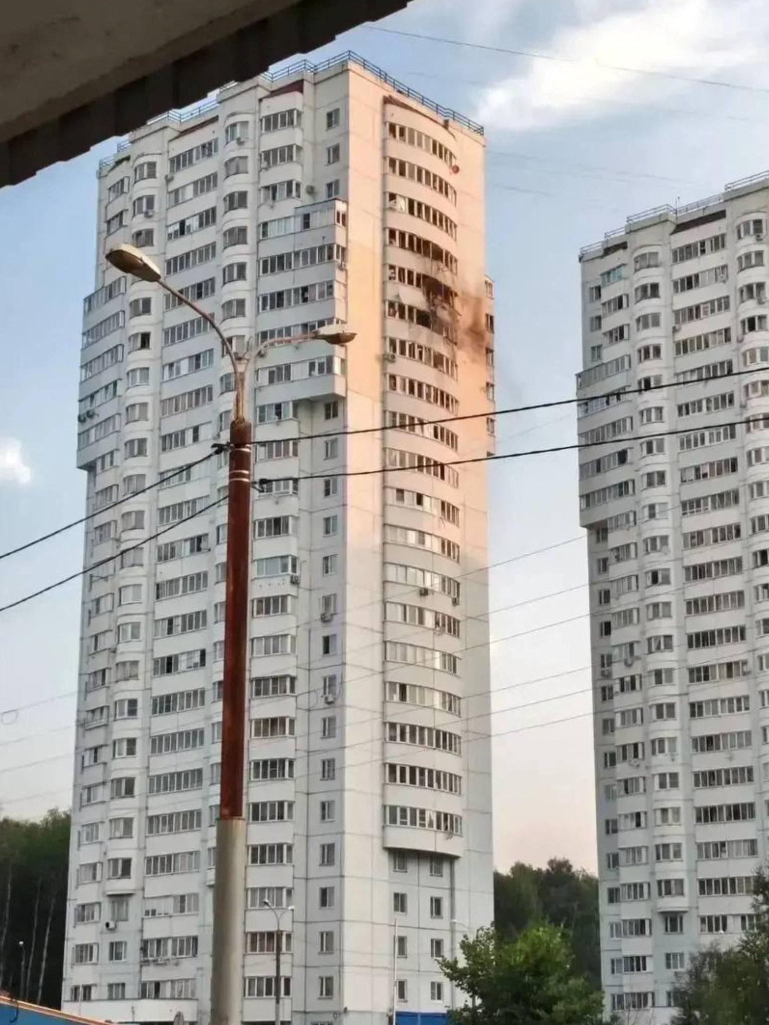 Ukrajinski napad z droni na Moskvo