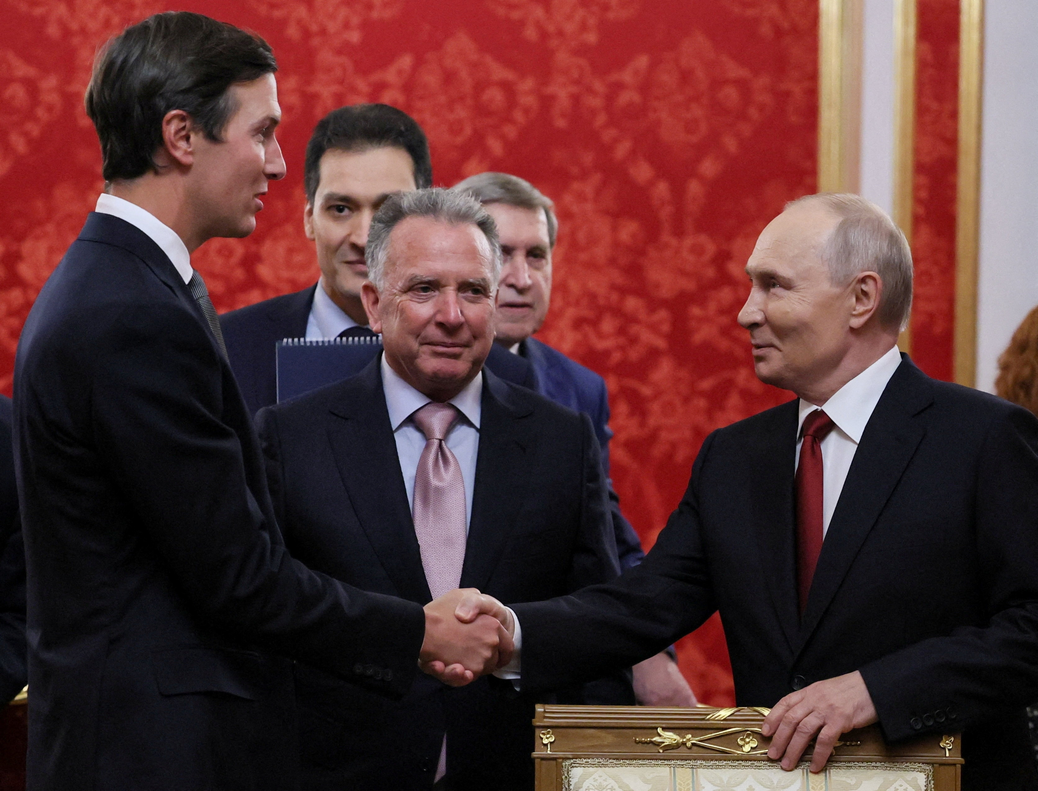 Vladimir Putin, Jared Kushner in Steve Witkoff