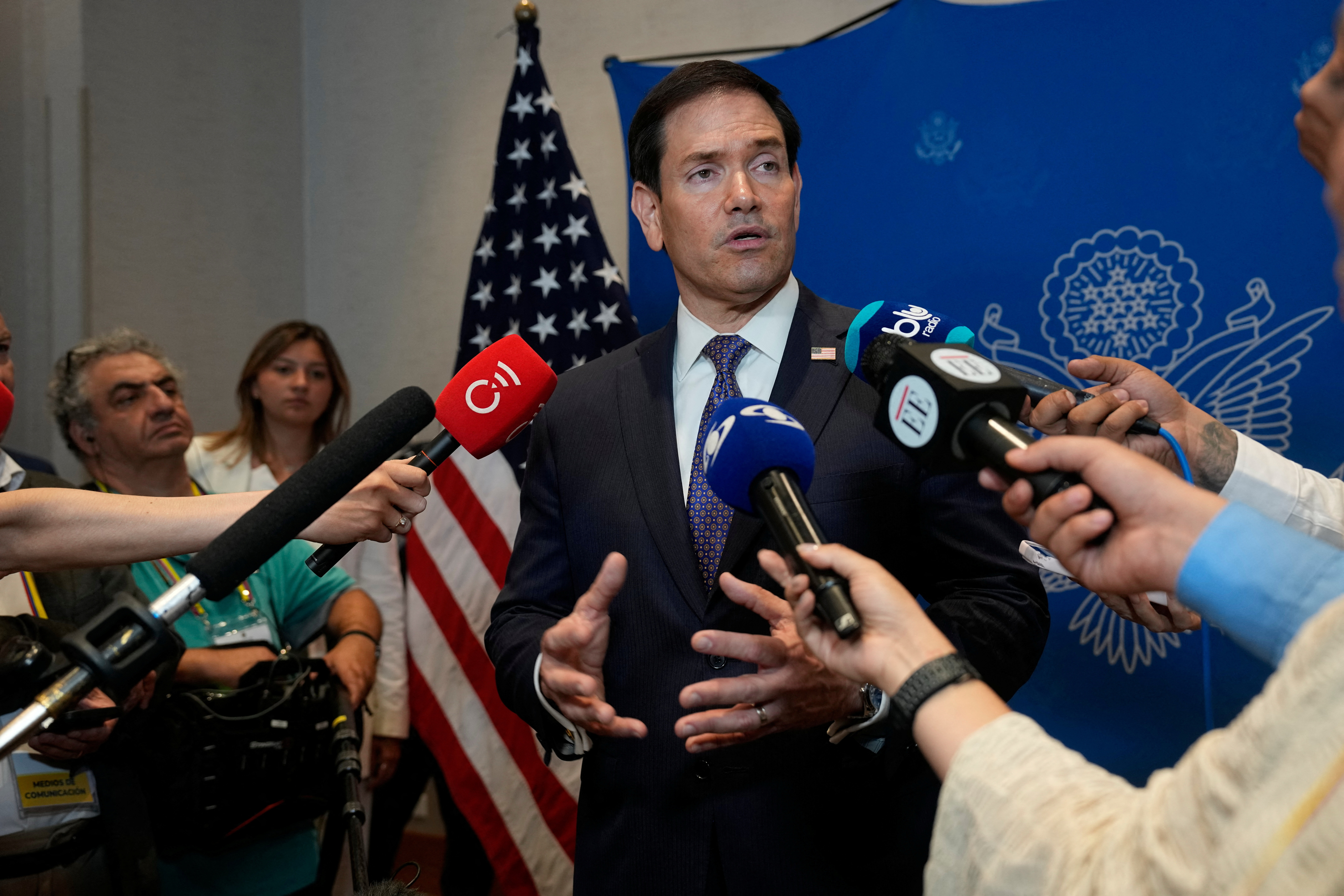 Marco Rubio v Kolombiji