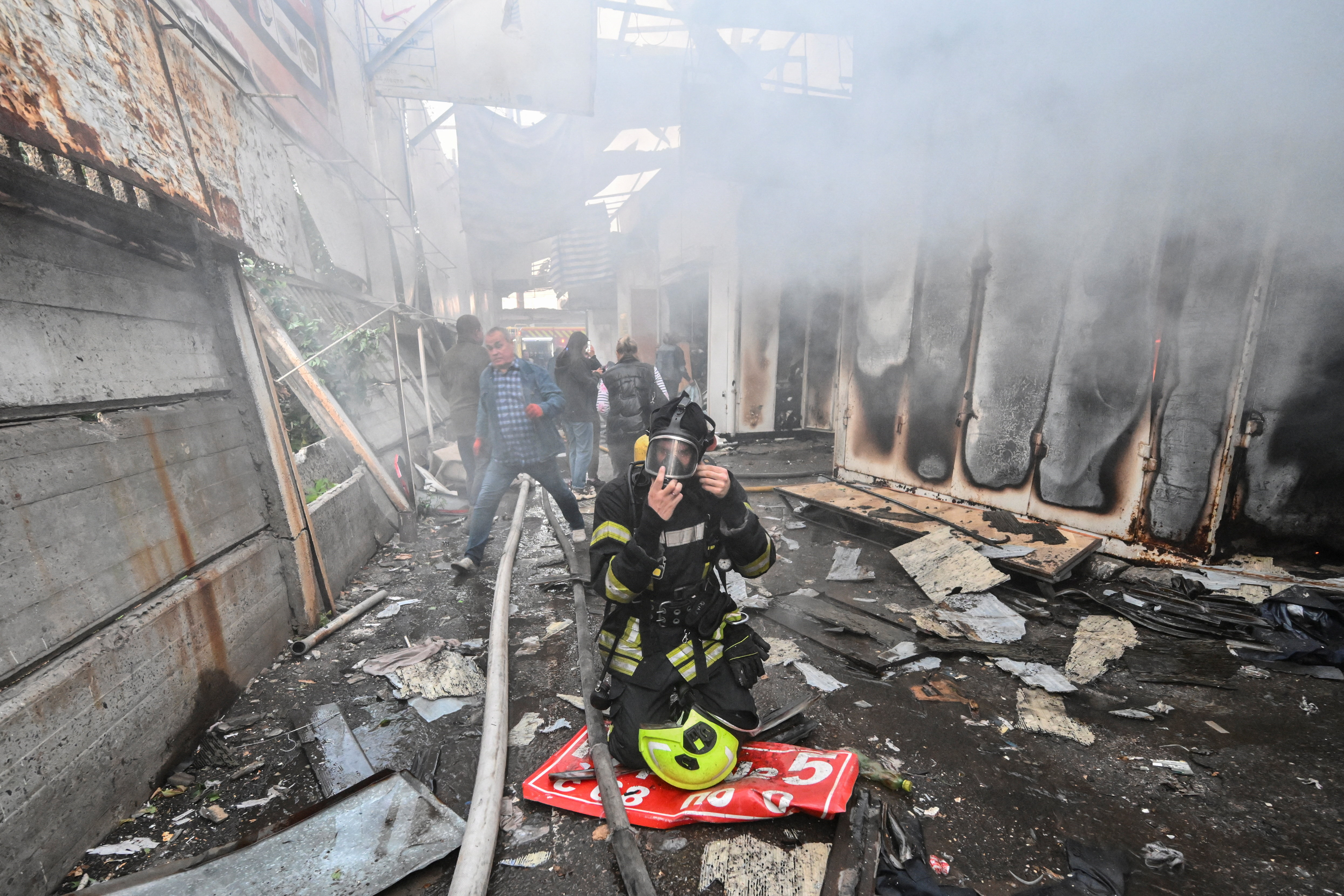 Posledice ruskega napada na Zaporožje