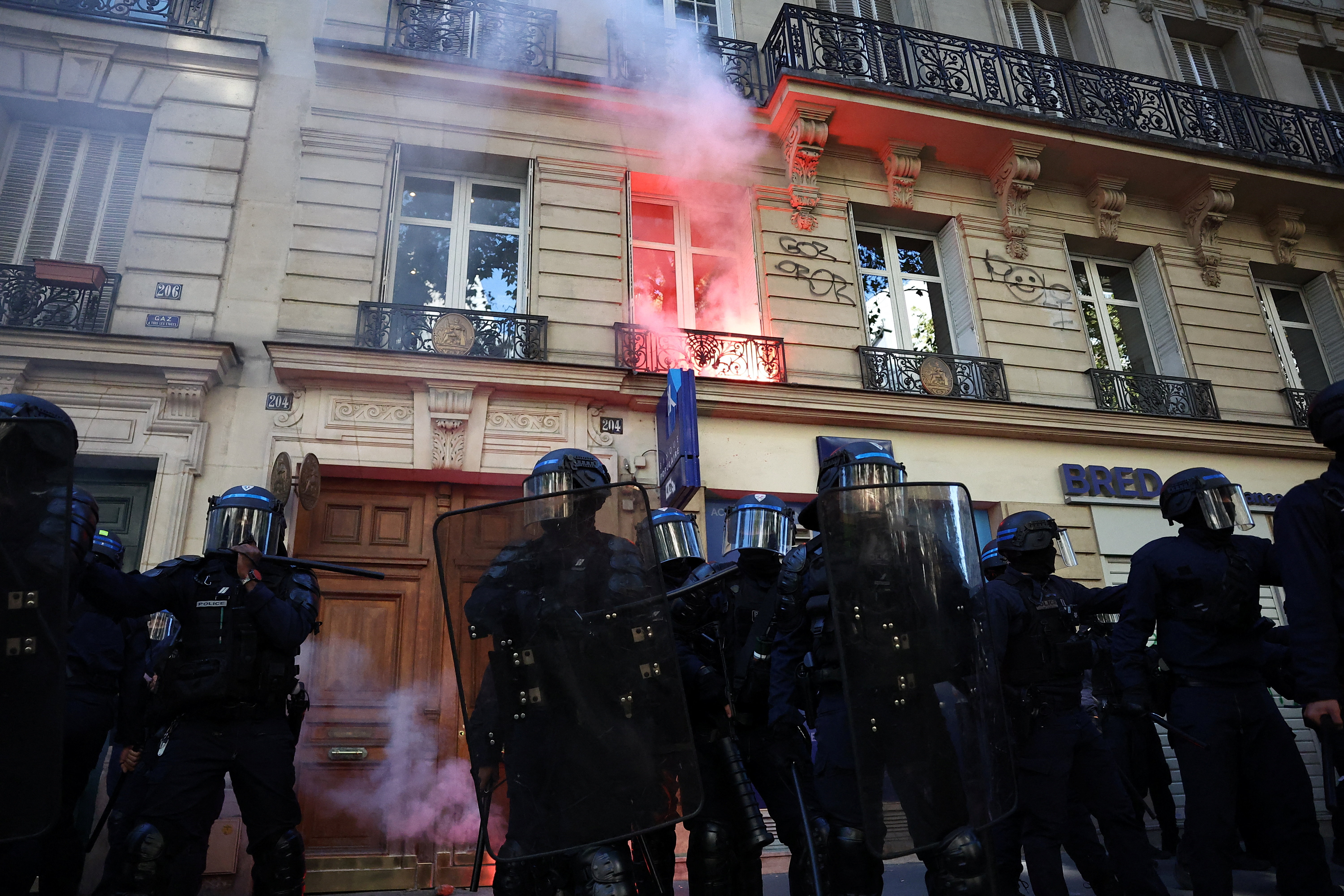 Francija, protest