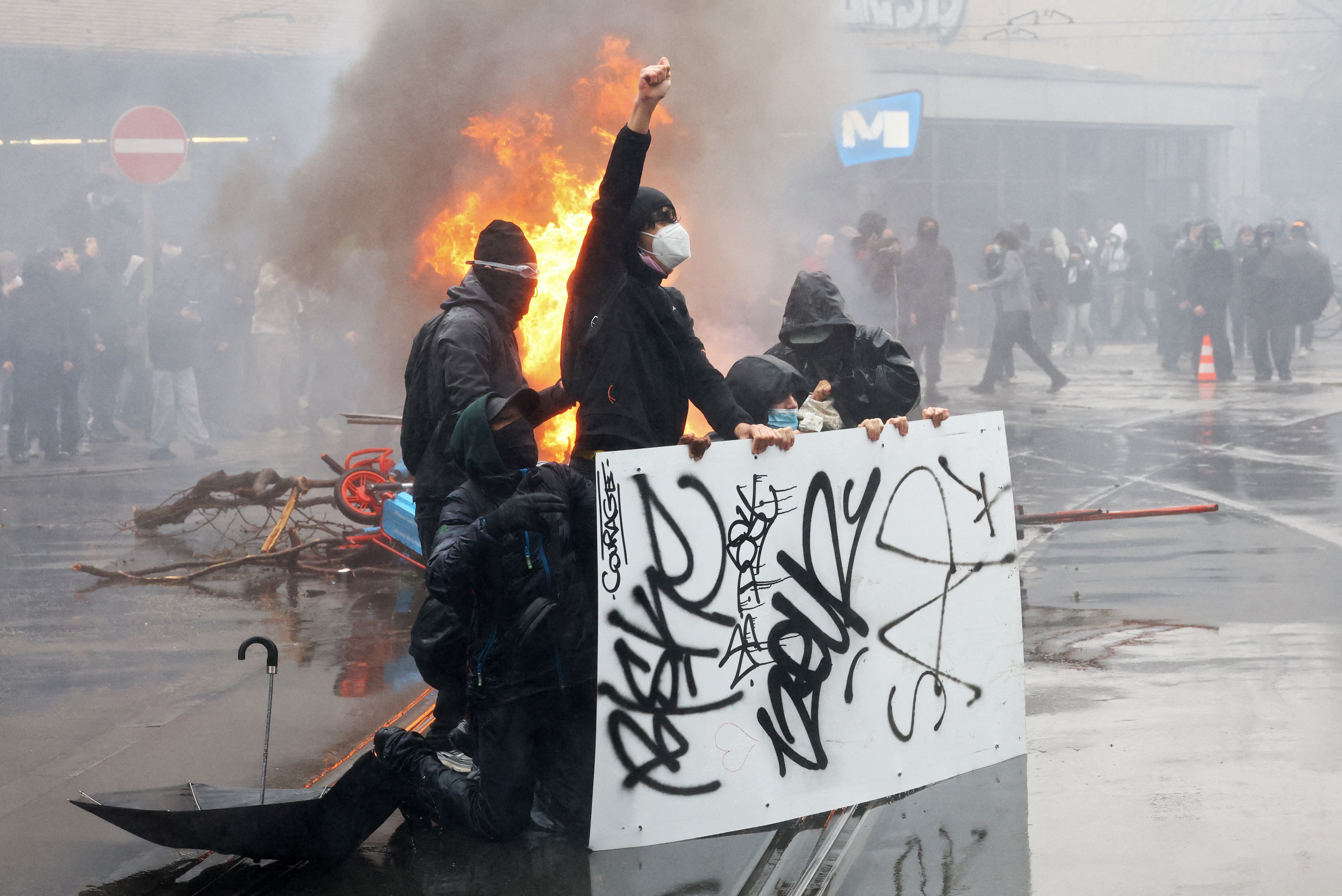 Protesti v Bruslju