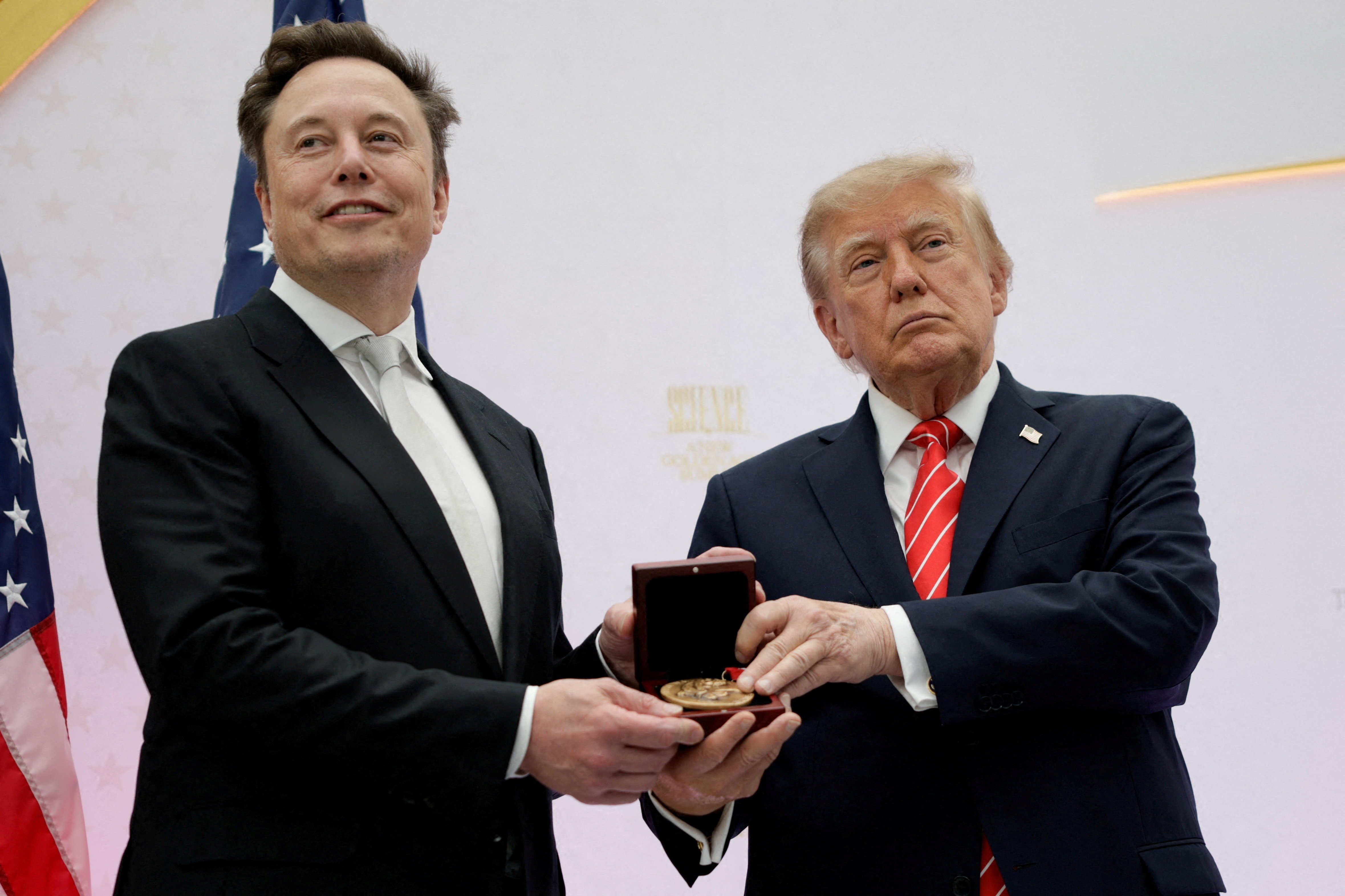 Donald Trump in Elon Musk
