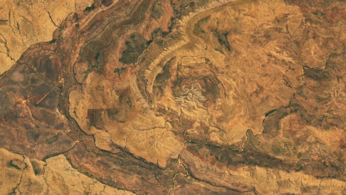 Spider Crater v Zahodni Avstraliji
