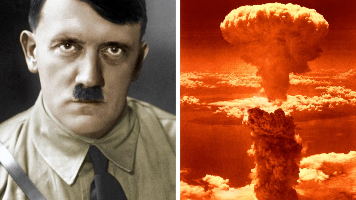 Adolf Hitler in eskplozija atomske bombe nad Nagasakijem