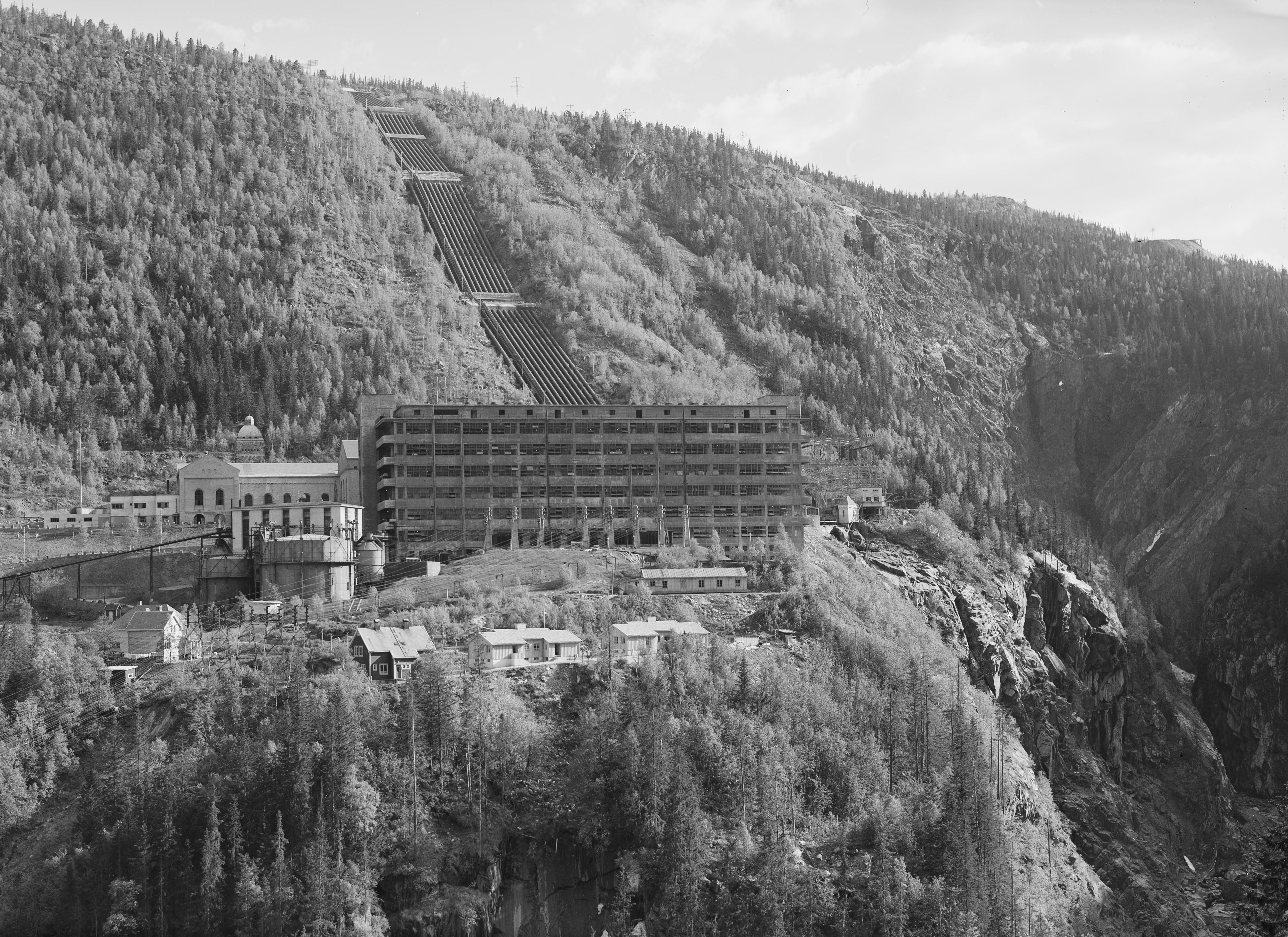 Tovarna za izdelavo težke vode na Norveškem leta 1947