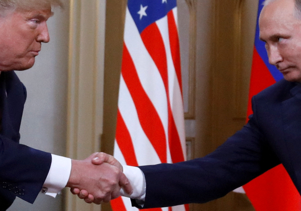Donald Trump in Vladimir Putin