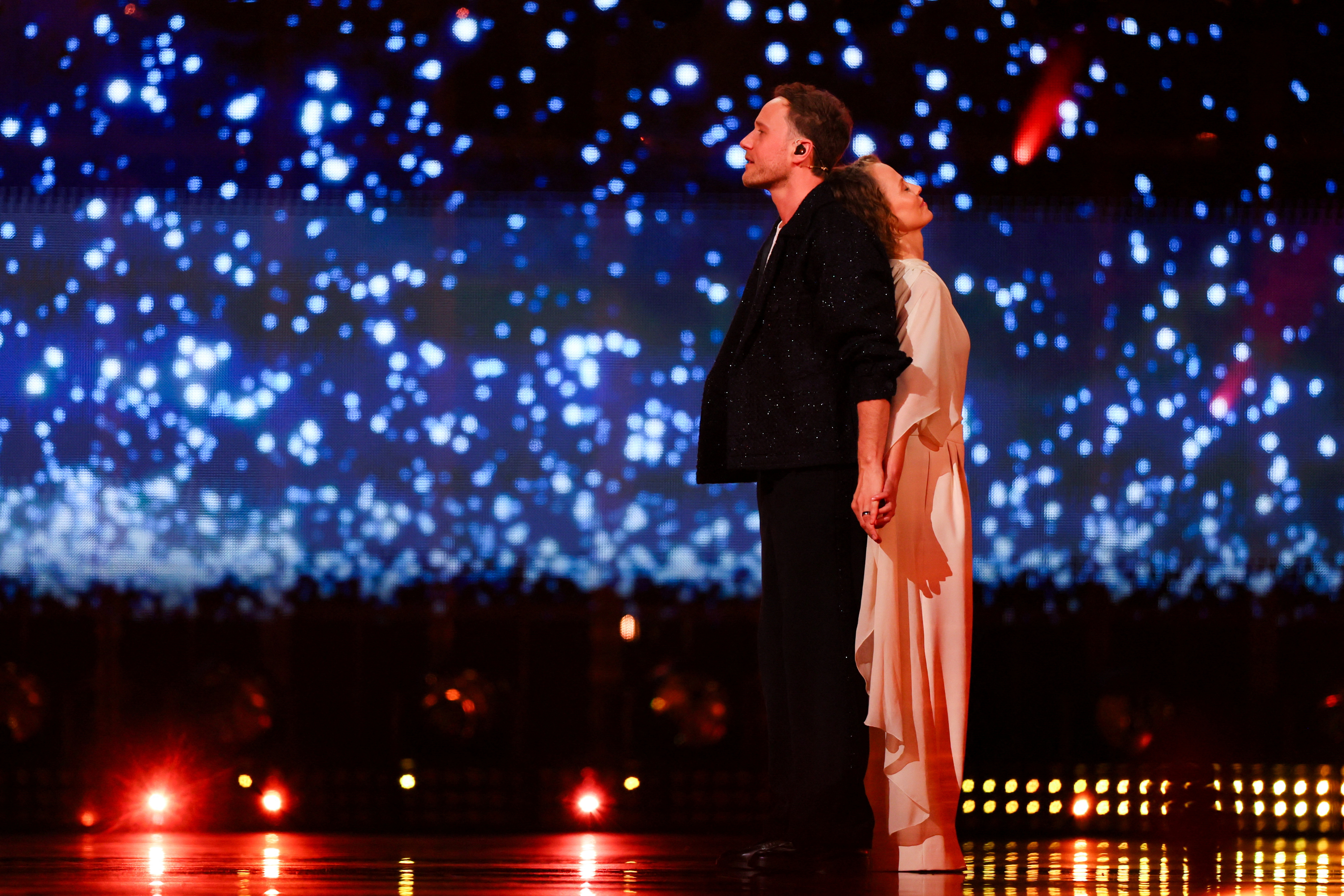 Klemen Slakonja in Mojca Fatur na Evroviziji