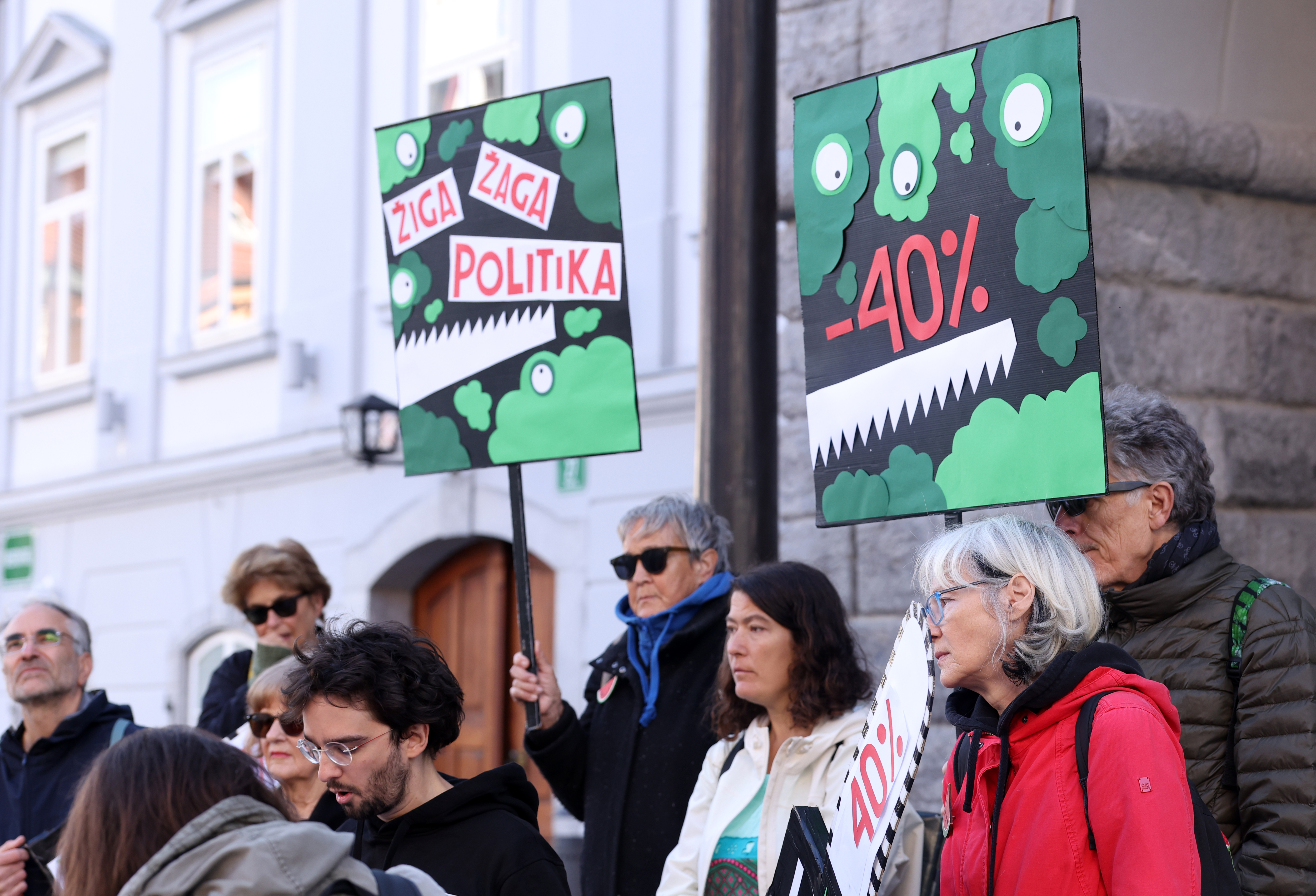 Novinarska konferenca gibanja Mladi za podnebno pravičnost, Protestivala in platforme Ljubljana odprto mesto proti razrešitvi vodje ljubljanske enote Zavoda za varstvo narave, družba, politika, Foto: Borut Živulović/F.A.Bobo