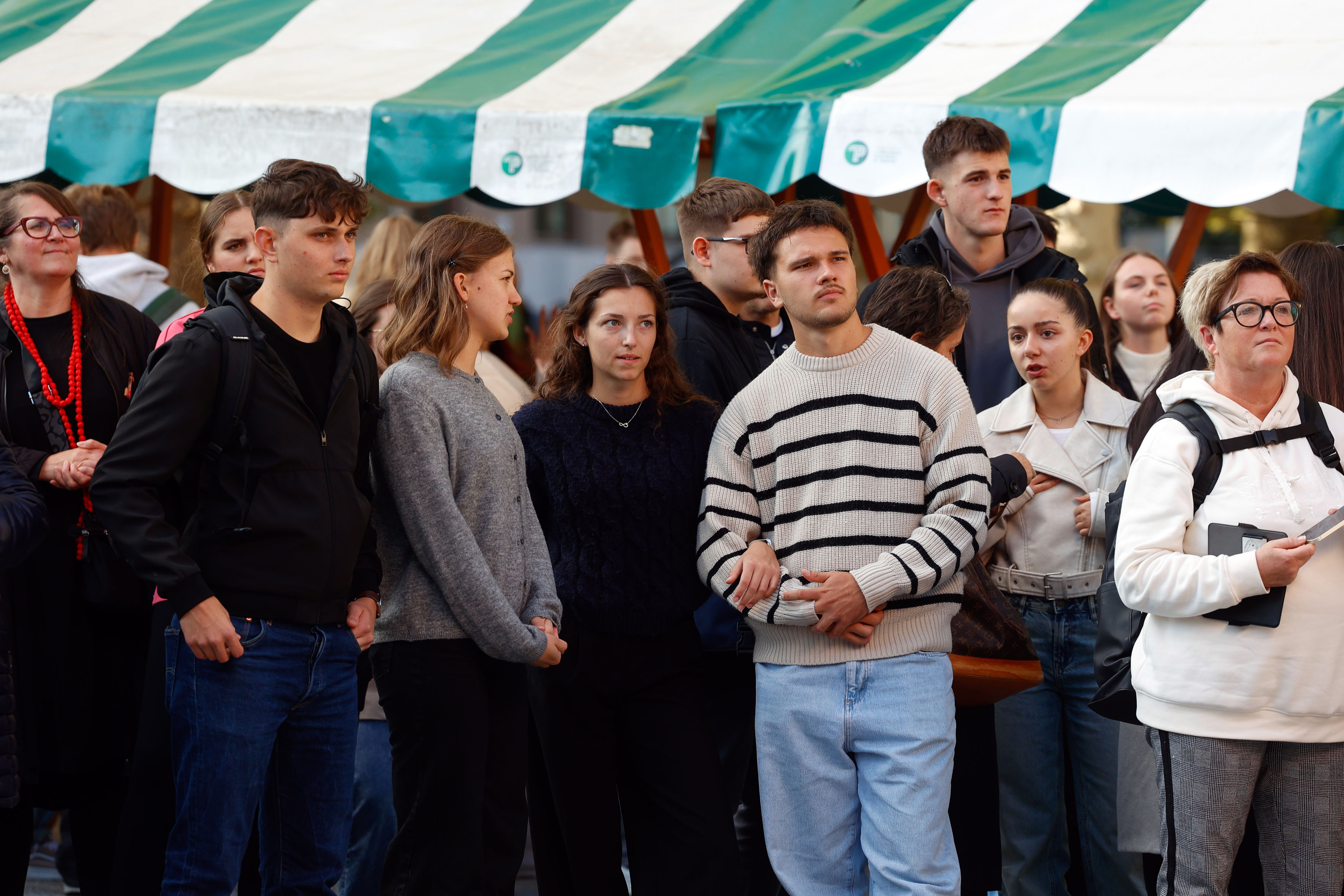 Pozdrav brucem v centru Ljubljane