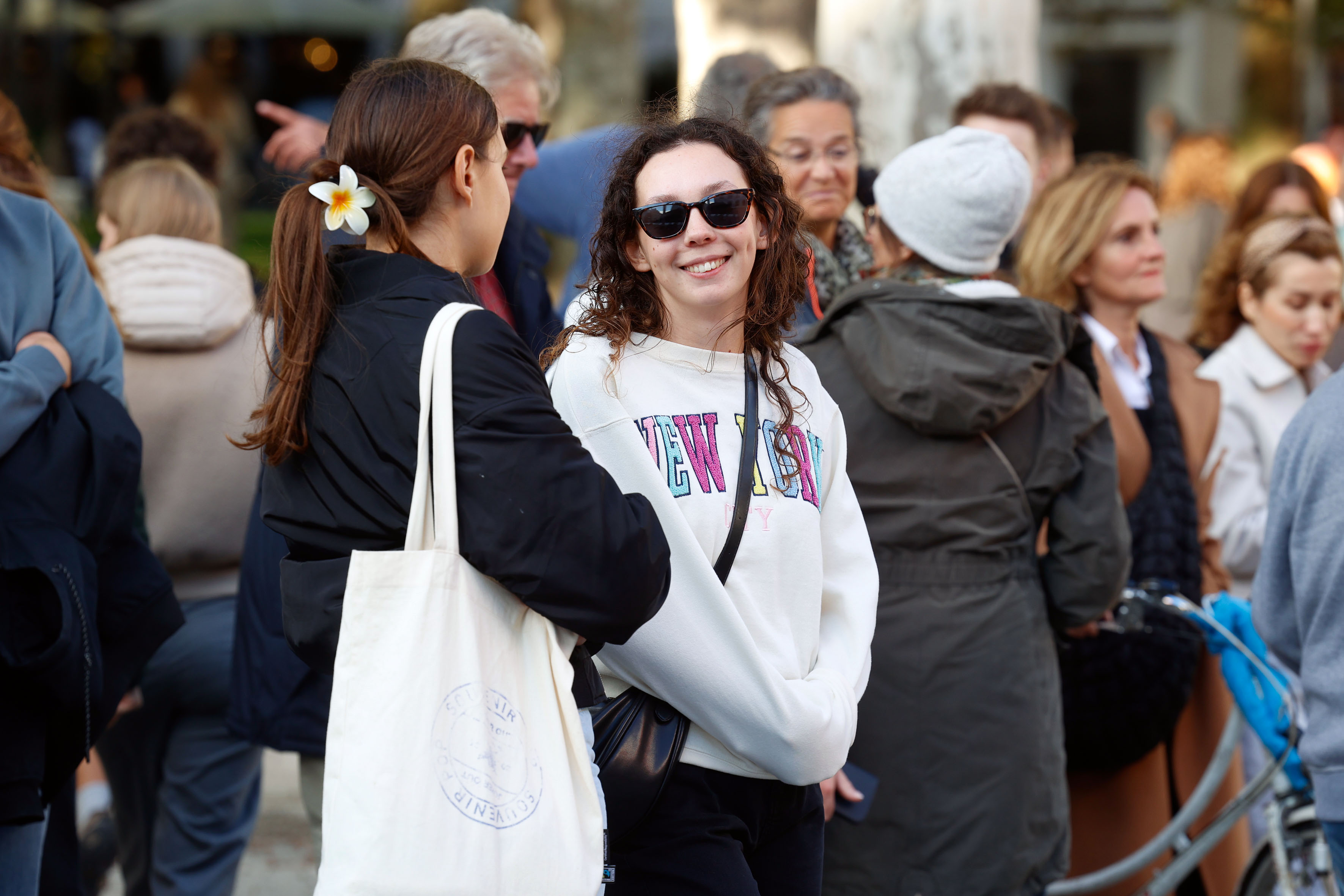 Pozdrav brucem v centru Ljubljane