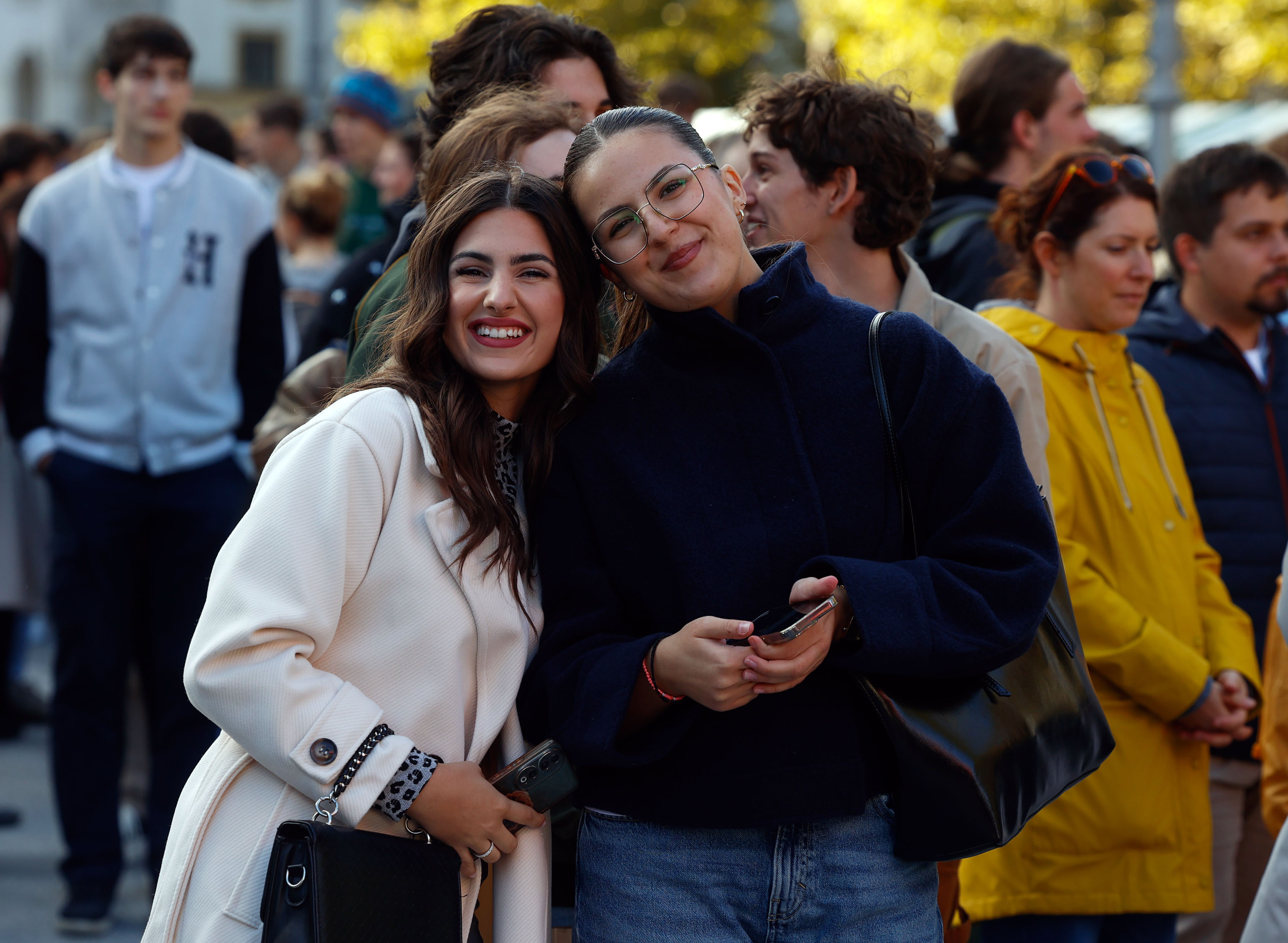Pozdrav brucem v centru Ljubljane