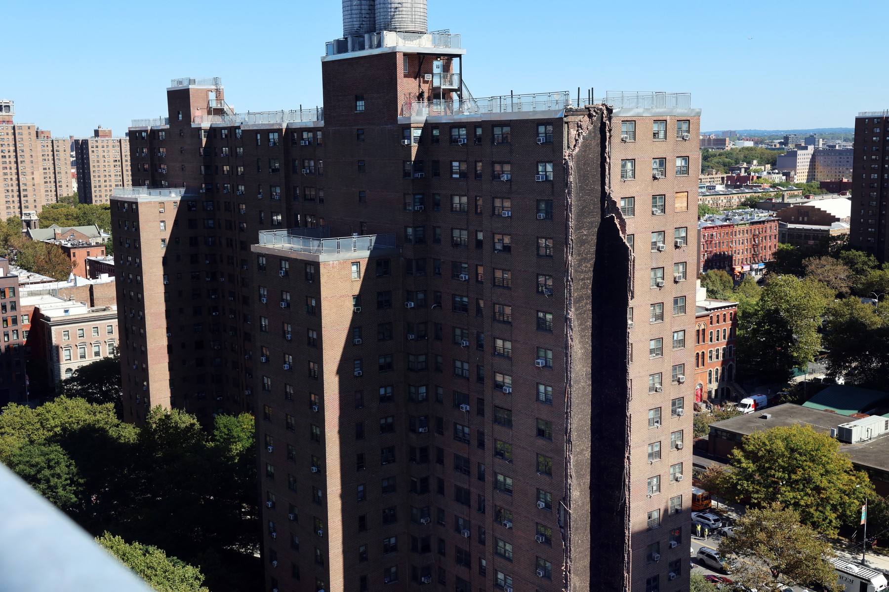 Zrušitev dela stavbe v Bronxu