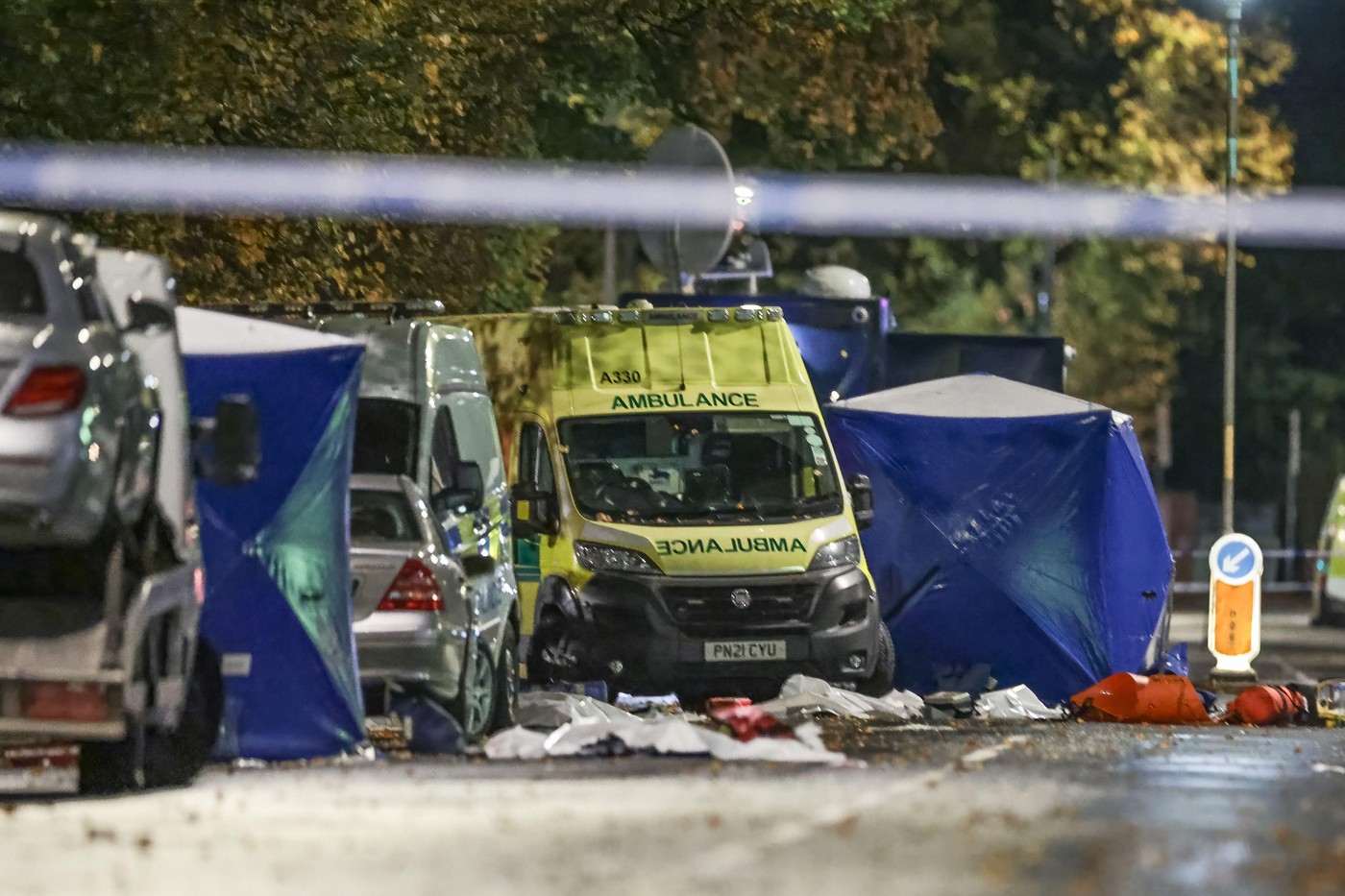 Prizorišče napada v Manchestru